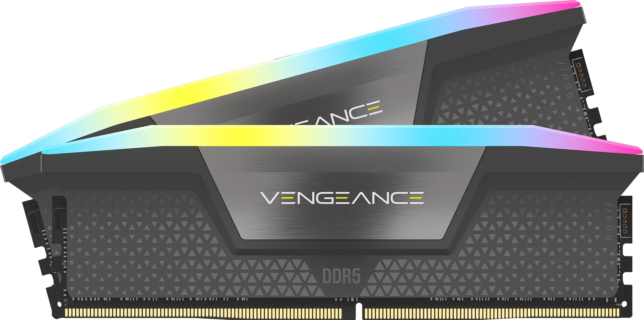 Corsair Vengeance RGB grau UDIMM 32GB Kit, DDR5-6000, CL36-44-44-96