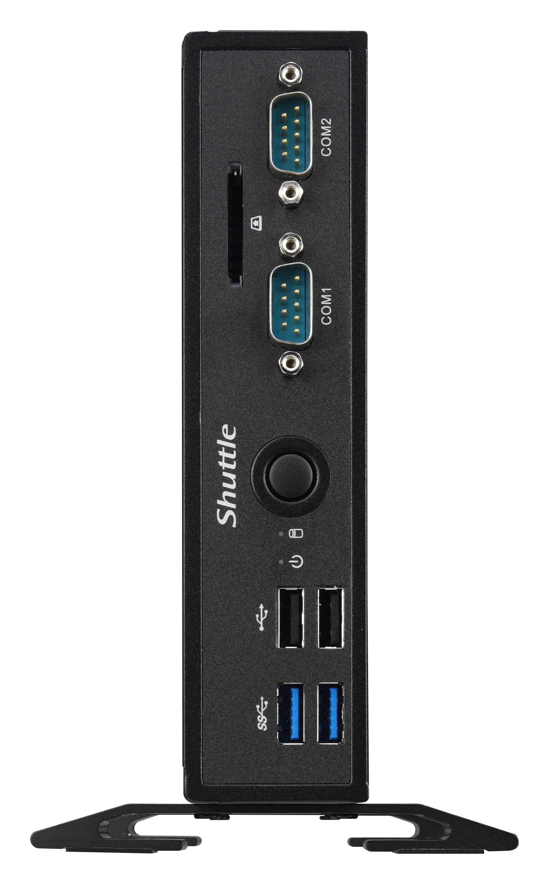 Shuttle XPC slim DS68U - Barebone - Slim-PC - 1 x Celeron 3855U / 1.6 GHz ULV
