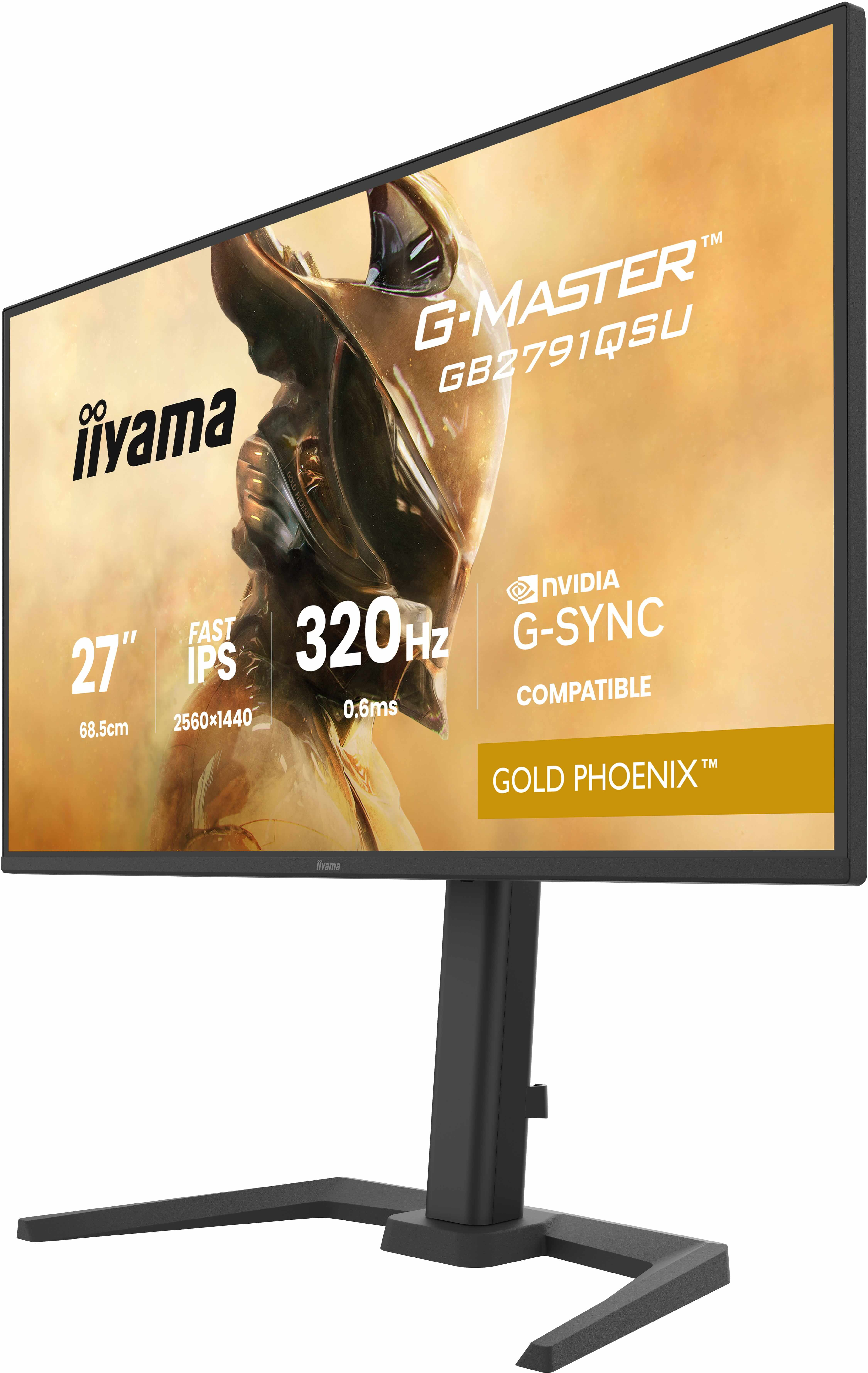 Iiyama G-MASTER Gold Phoenix GB2791QSU-B1 - LED-Monitor - Gaming - 68.6 cm (27")