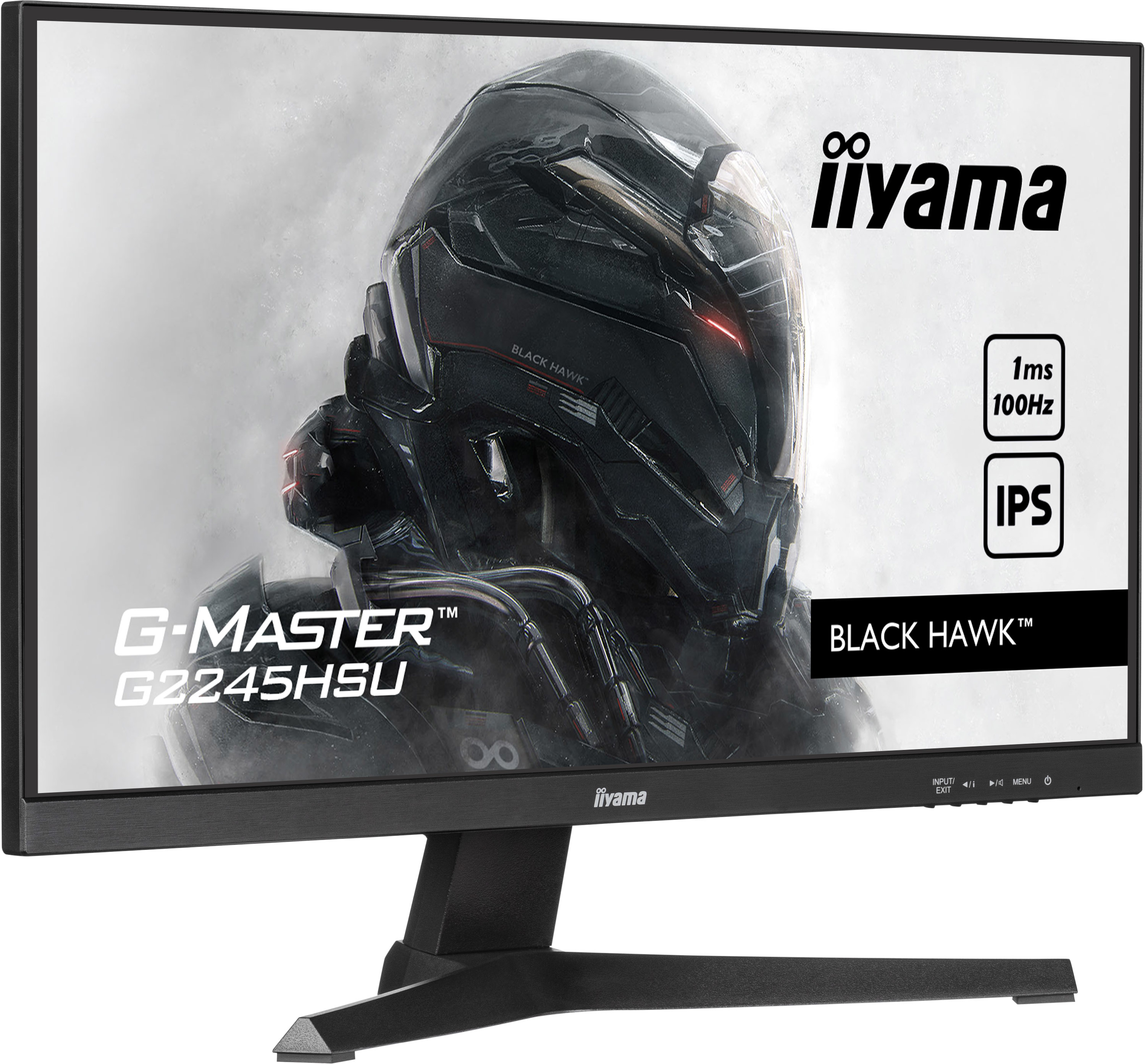Iiyama G-MASTER Black Hawk G2245HSU-B2 - LED-Monitor - 55.9 cm (22")