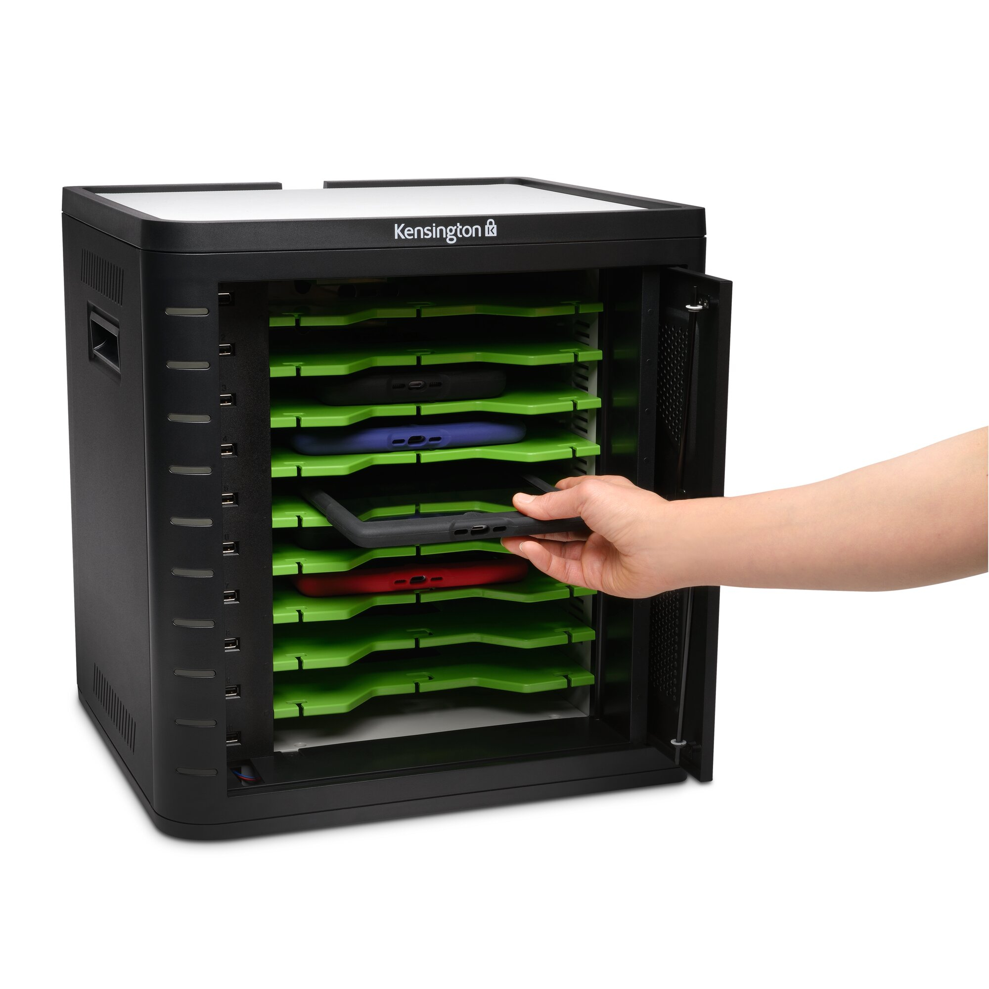 Kensington Charge & Sync Cabinet, Universal Tablet