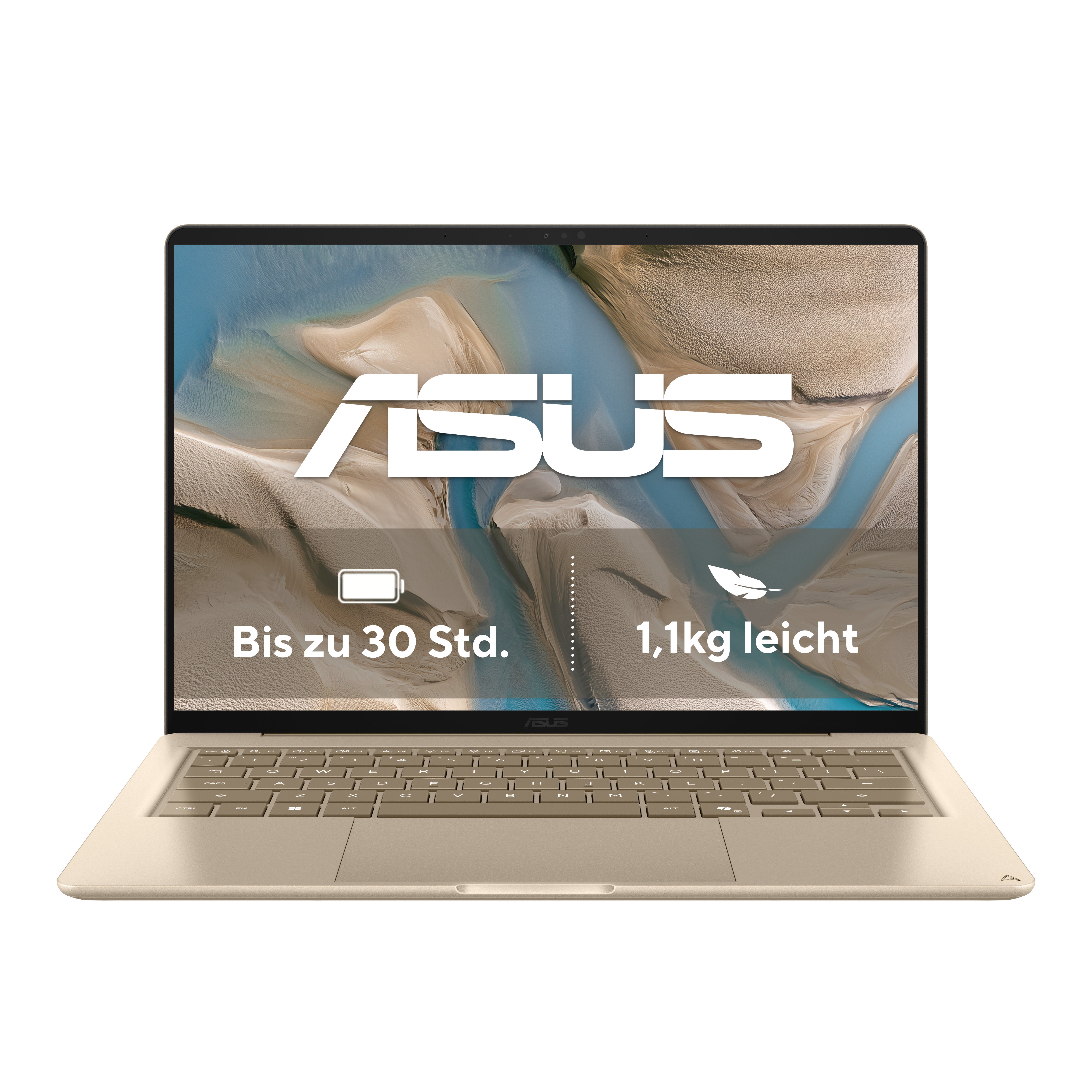 ASUS Zenbook 14 UX3480QA-U1157W, Snapdragon, 35,6 cm (14"), 1920 x 1200 Pixel, 16 GB, 512 GB, Window
