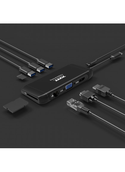 PORT Designs PORT connect - Dockingstation - USB-C - HDMI, VGA