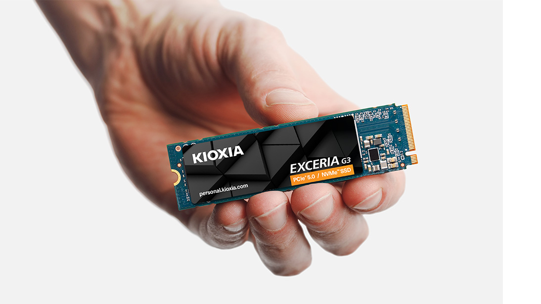 Kioxia EXCERIA G3 - SSD - 1 TB - intern - M.2 2280 - PCI Express 5.0 x4 (NVMe)