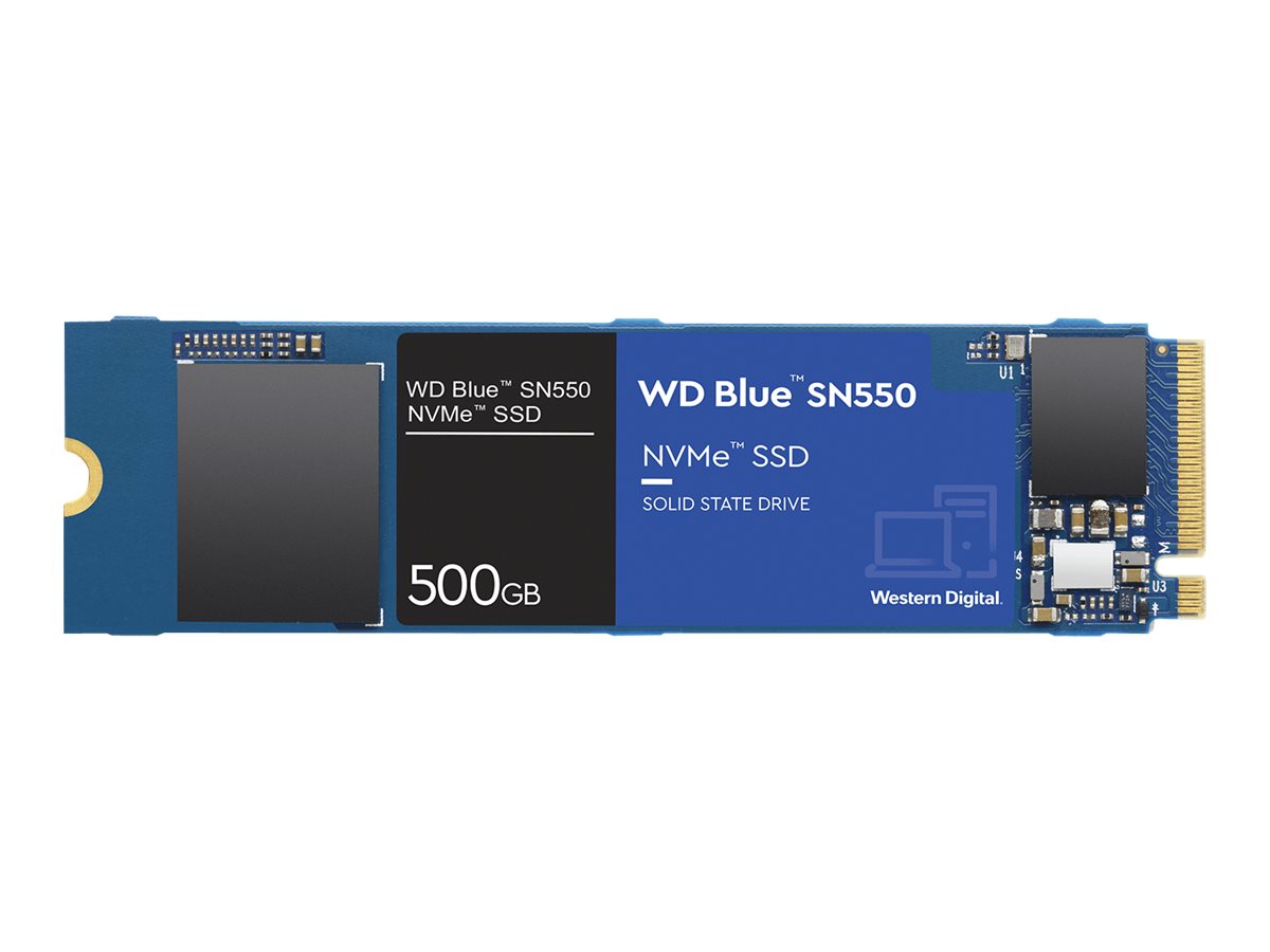 WD WD Blue SN550 NVMe, 500 GB, M.2, 2400 MB/s, 8 Gbit/s