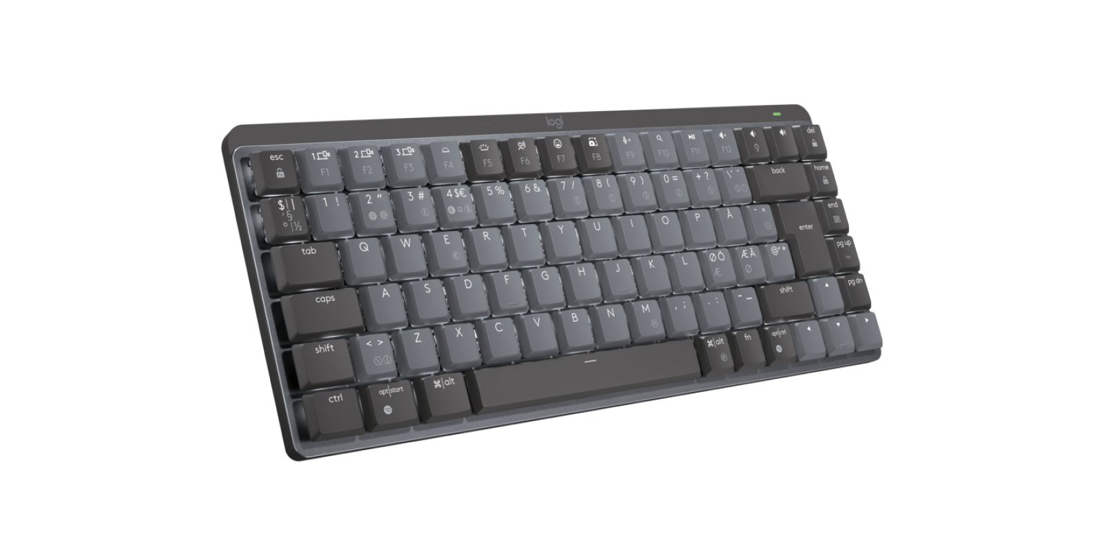 Logitech Master Series MX Mechanical Mini - Tastatur - hinterleuchtet - kabellos - Bluetooth LE - QW