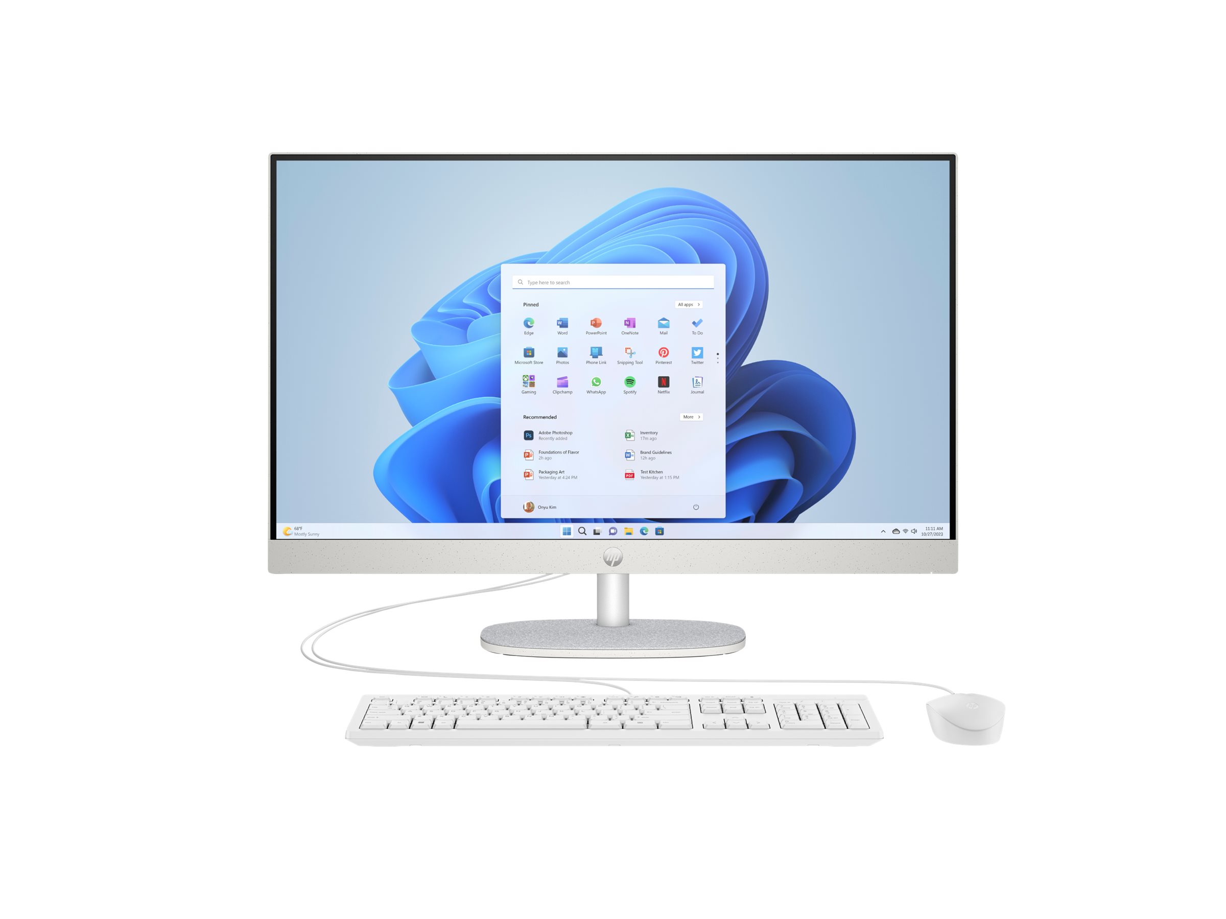 HP 27-cr0457ng - All-in-One (Komplettlösung) - Core i5 1335U - RAM 8 GB - SSD 512 GB - NVMe - Intel