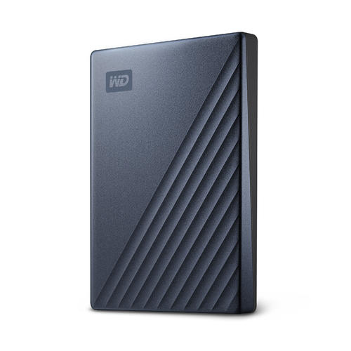 Western Digital WD My Passport Ultra blau 2TB, USB-C 3.0