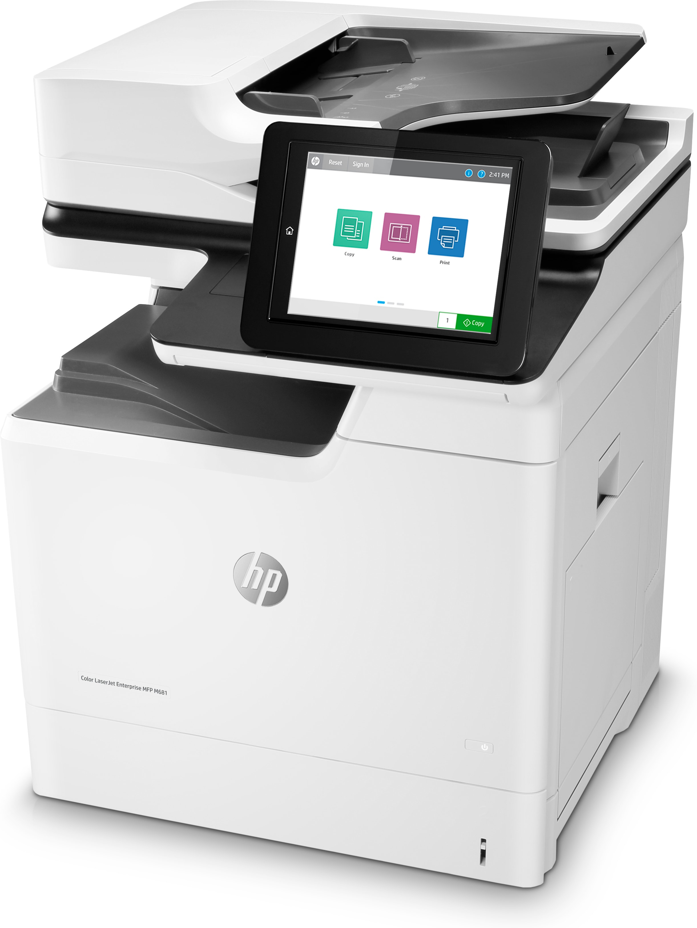 HP Color LaserJet Enterprise MFP M681dh - Multifunktionsdrucker - Farbe - Laser - 216 x 863 mm (Orig
