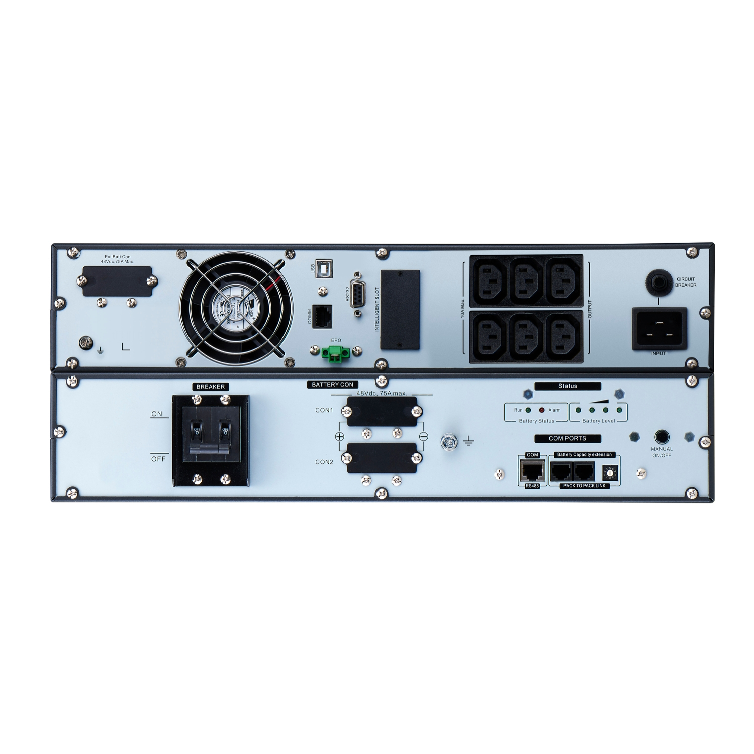APC Easy UPS On-Line - USV (Rack - einbaufähig) - Wechselstrom 230 V - 1800 Watt - 2000 VA - Lithium
