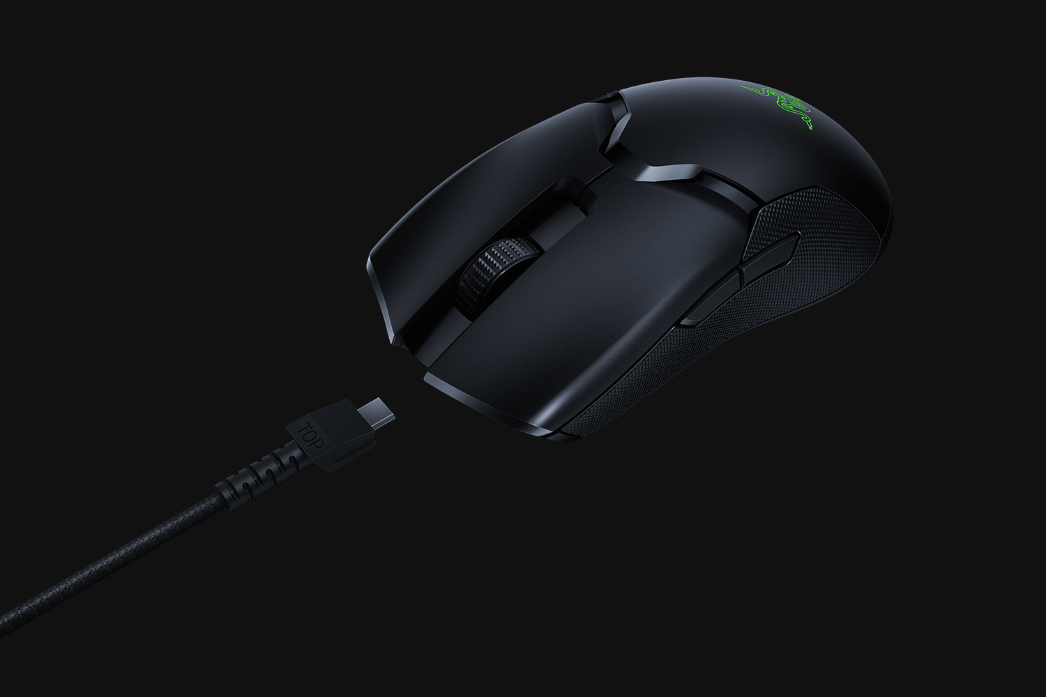 Razer Viper Ultimate - Maus - optisch - 8 Tasten - kabellos - 2.4 GHz - kabelloser Empfänger (USB)