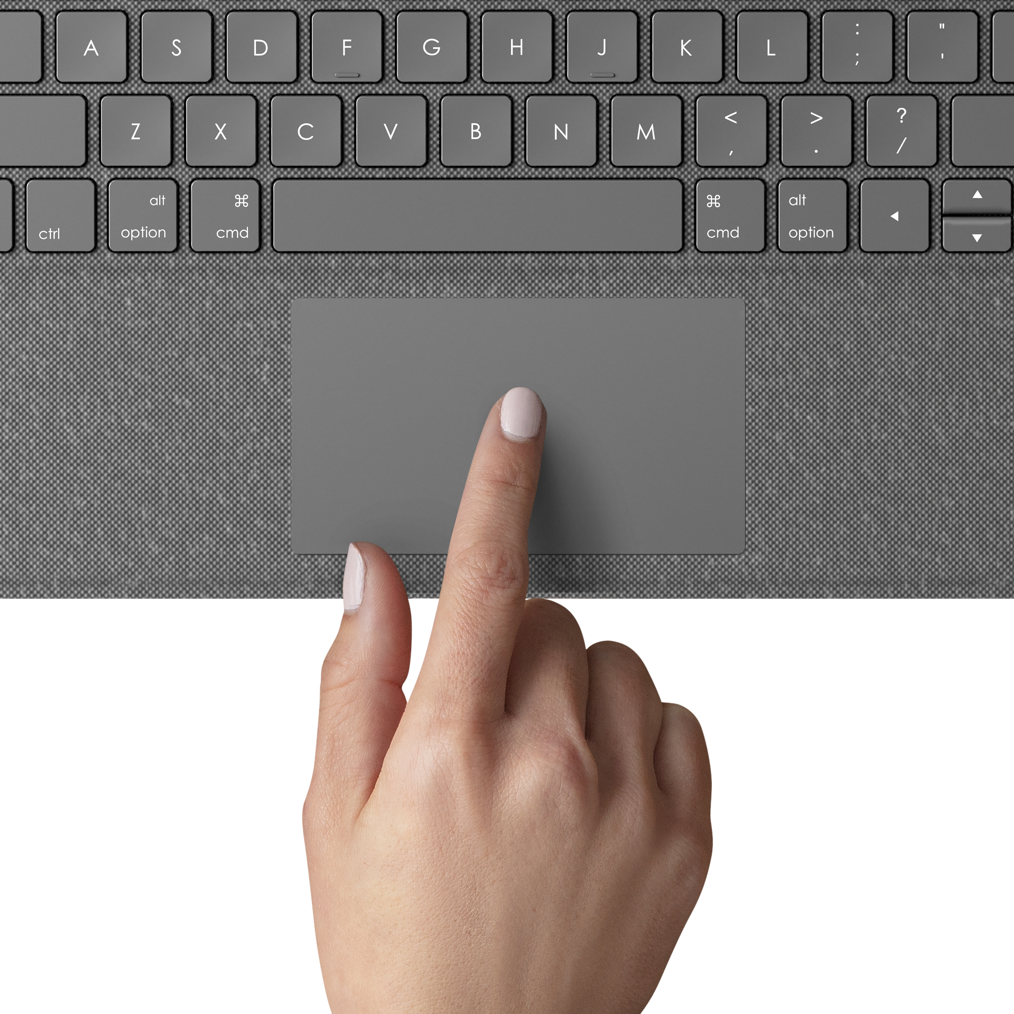 Logitech Folio Touch - Tastatur und Foliohülle - mit Trackpad - hinterleuchtet - Apple Smart connect