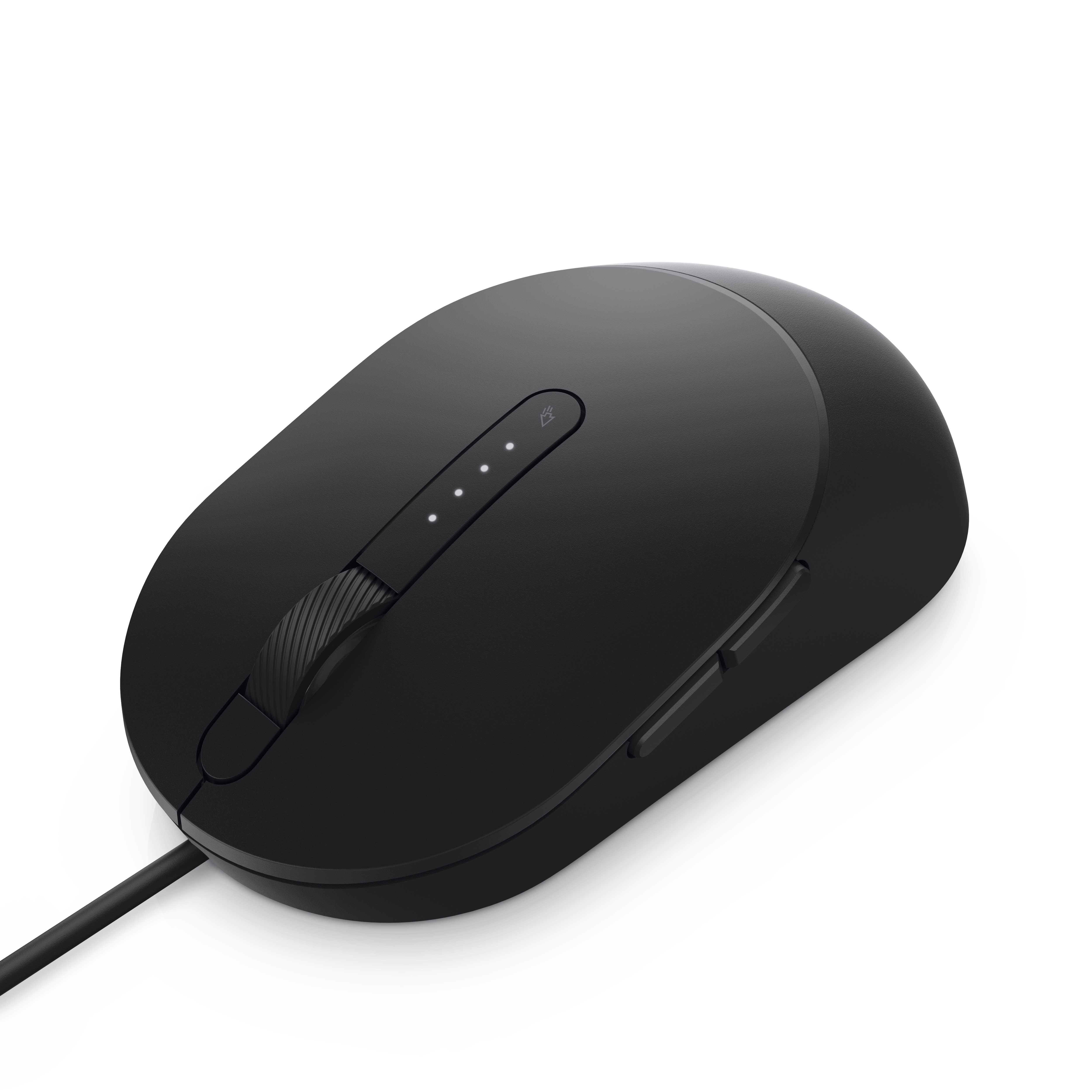Dell Pro kabelgebundene Maus ? MS3220 - schwarz, Beidhändig, Laser, USB Typ-A, 3200 DPI, 2 ms, Schwa
