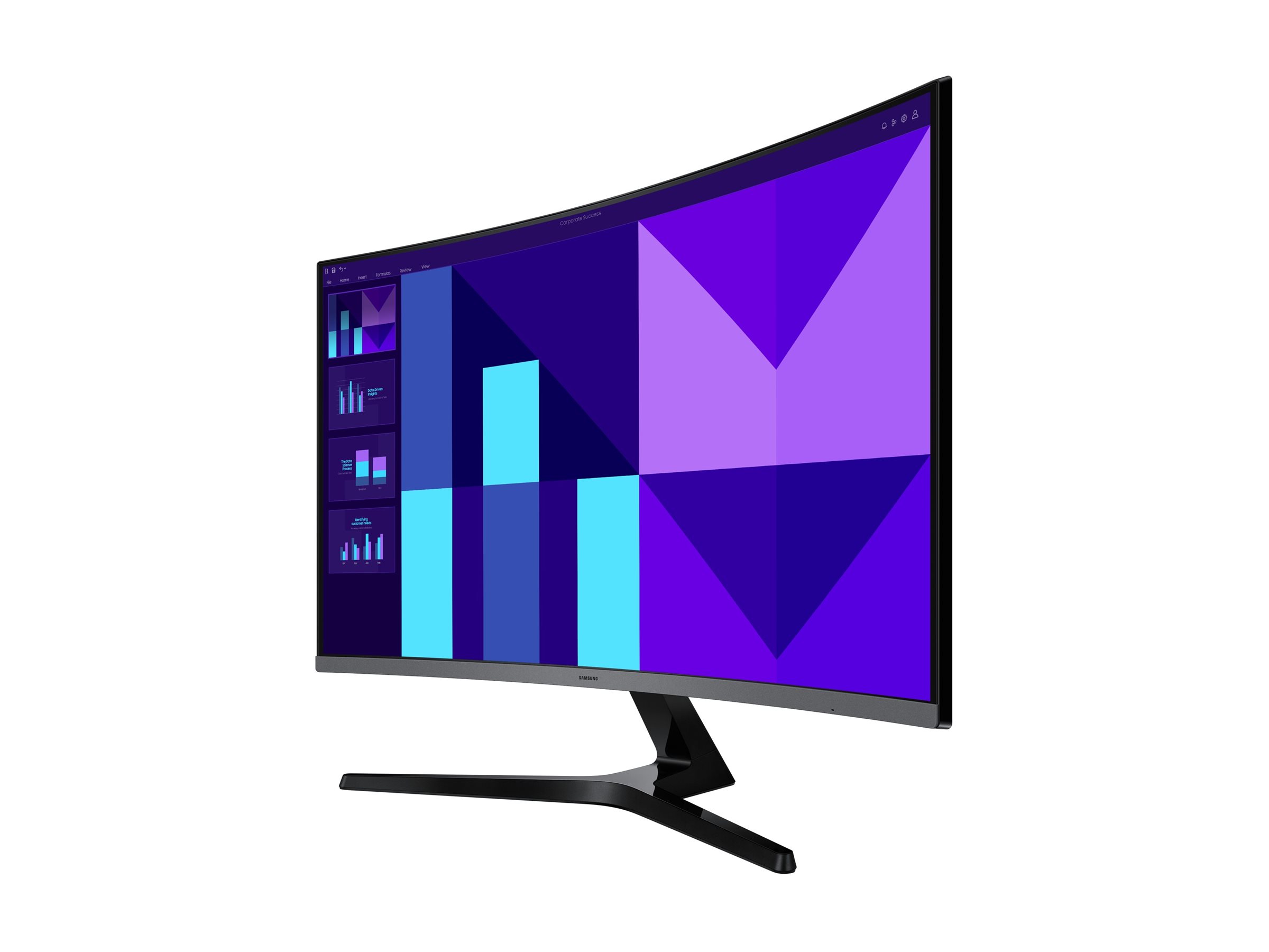 Samsung Essential S3 S32D396GAU Curved-Monitor 81.3cm (32") Full HD, VA, 4ms, HDMI, VGA