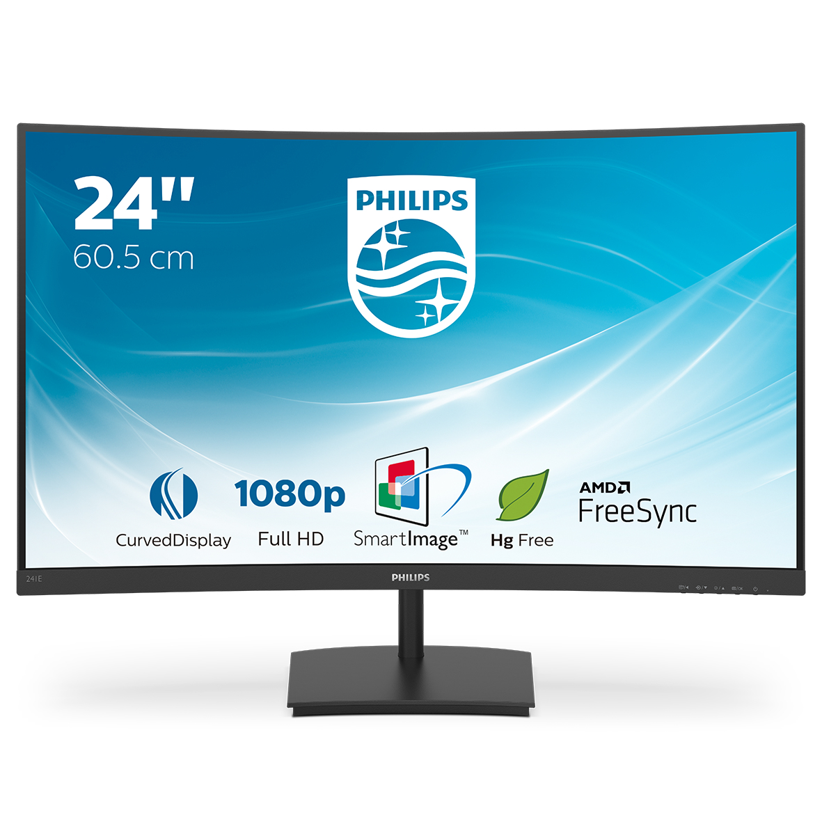 Philips E-line 241E1SC - LED-Monitor - gebogen - 60 cm (24")