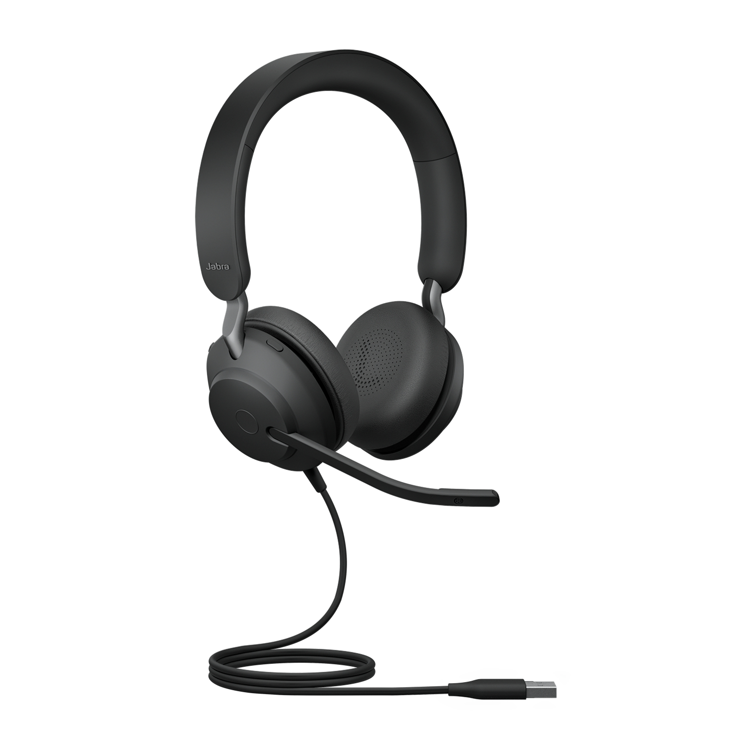 Jabra Evolve2 40 SE, Headset schwarz, Stereo, USB-A, UC