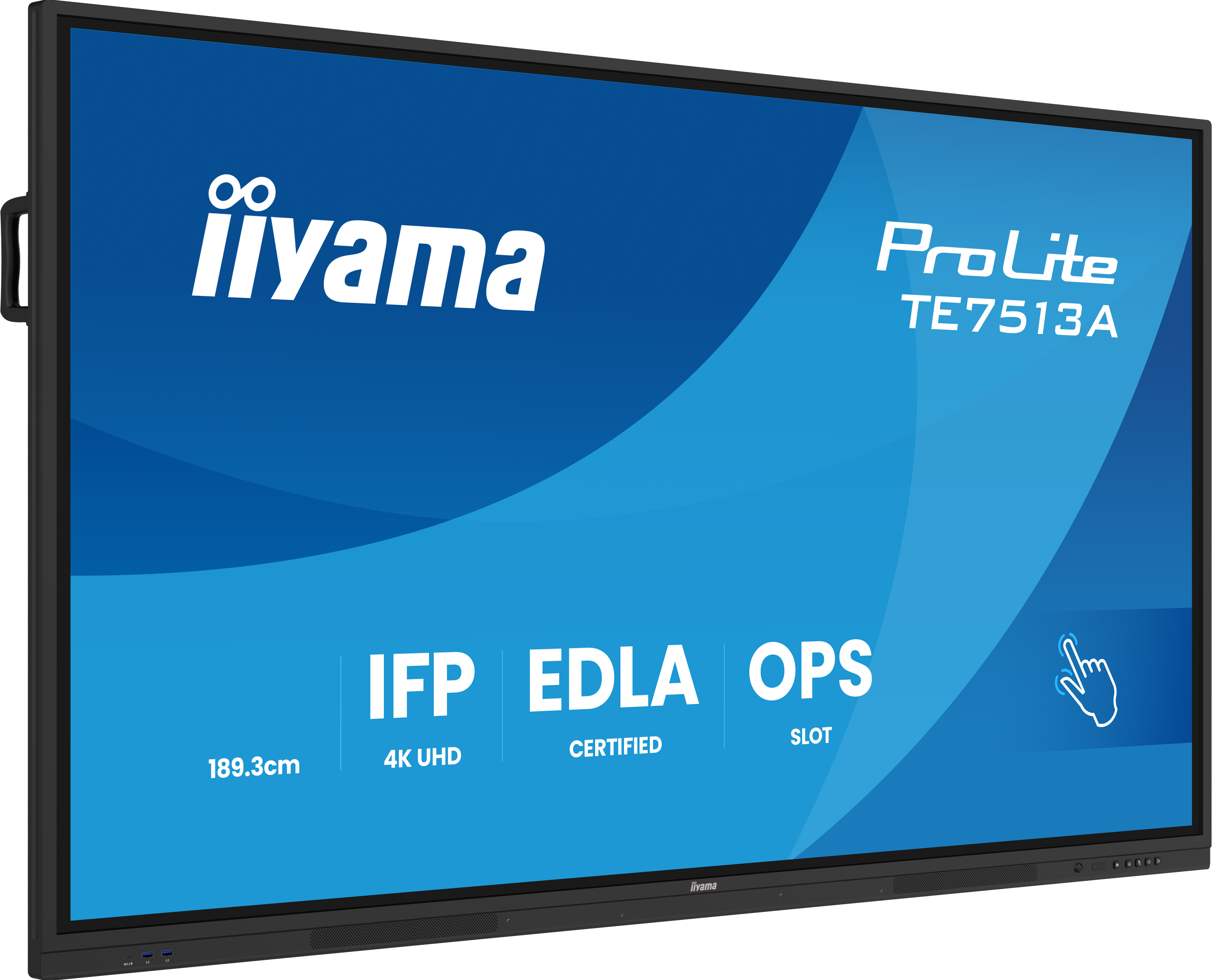 Iiyama ProLite TE7513A-B3AG - 190 cm (75") Diagonalklasse (189.3 cm (74.52")