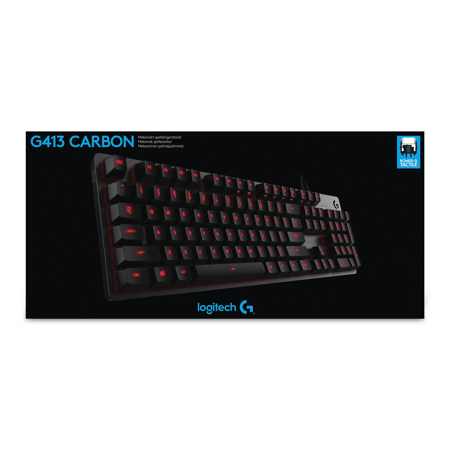 Logitech G413 - Tastatur - hintergrundbeleuchtet