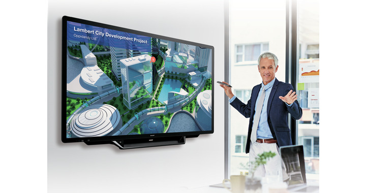 NEC Display Sharp PN70TH5 Interaktives Touch Display - Flachbildschirm (TFT/LCD) - 177,8 cm