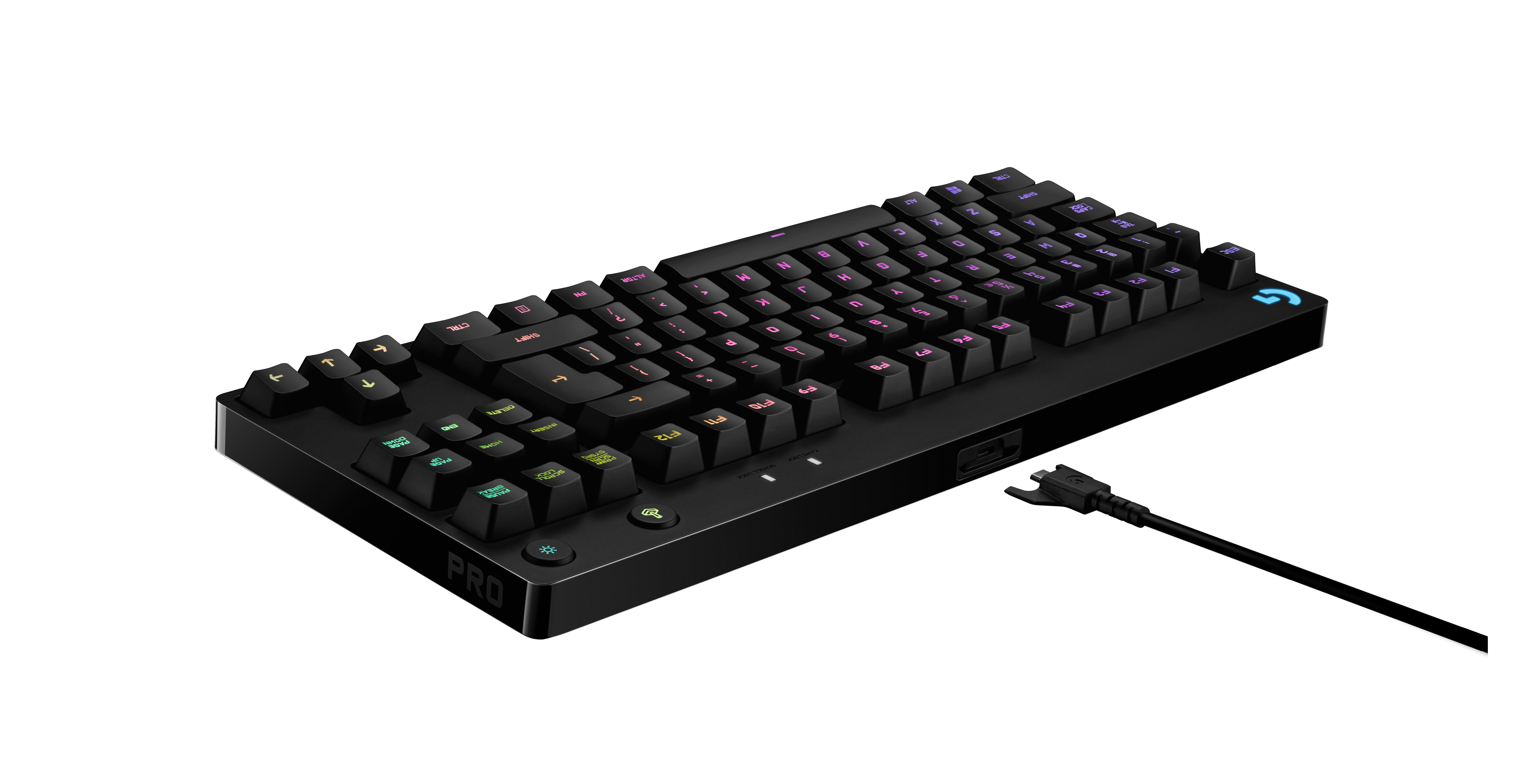 Logitech G 920-010592, Kabelgebunden, USB, Mechanischer Switch, QWERTY, RGB-LED, Schwarz