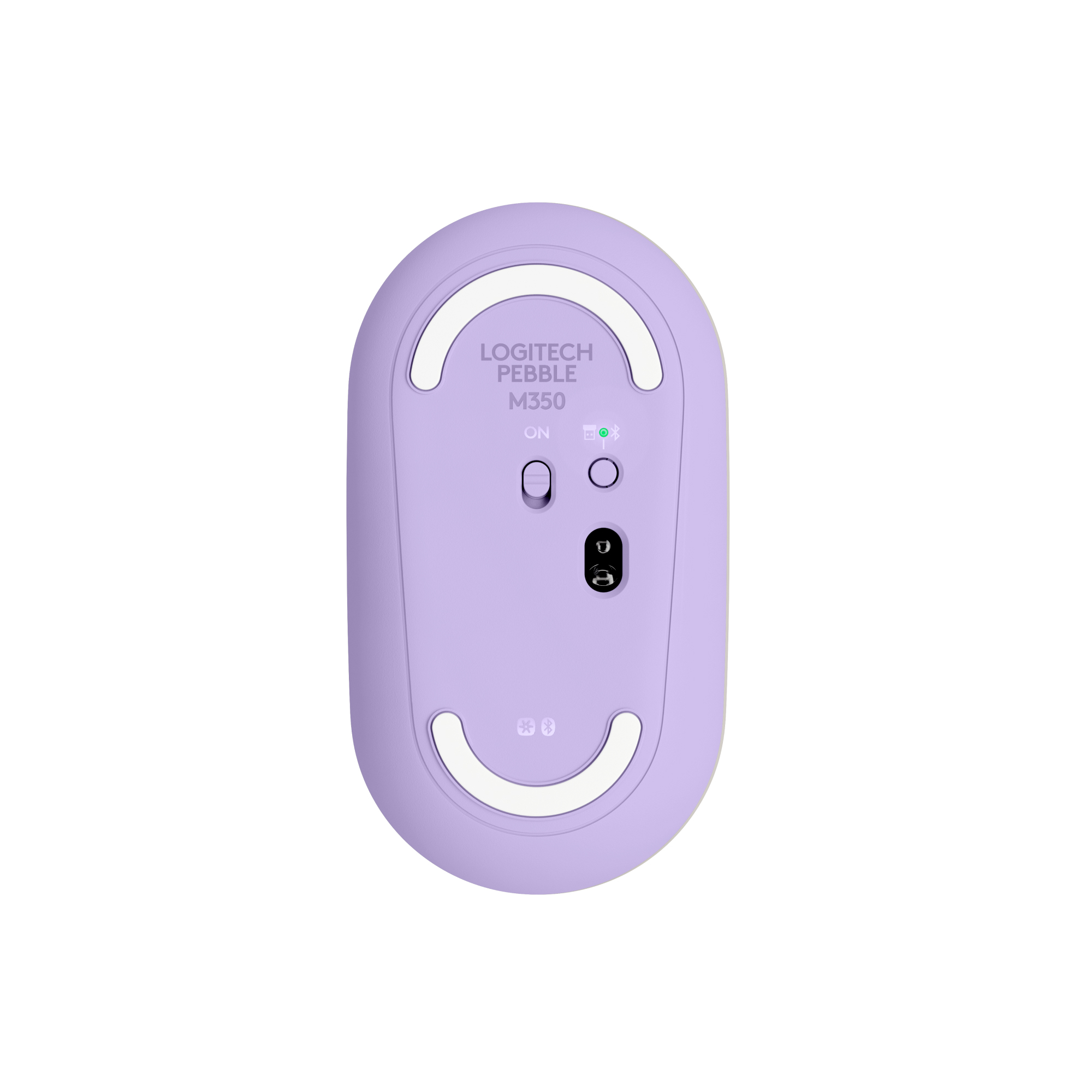Logitech Pebble M350 - Maus - optisch - 3 Tasten - kabellos - Bluetooth - kabelloser Empfänger (USB)