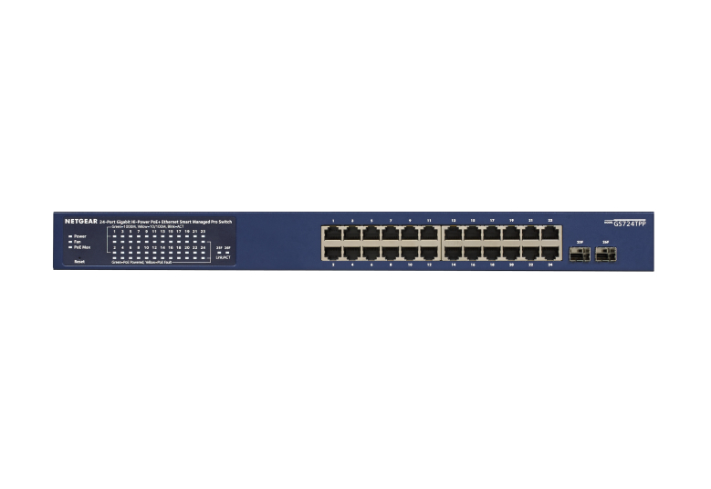 Netgear Smart GS724TP - Switch - L3 Lite - Smart - 24 x 10/100/1000 (PoE+)