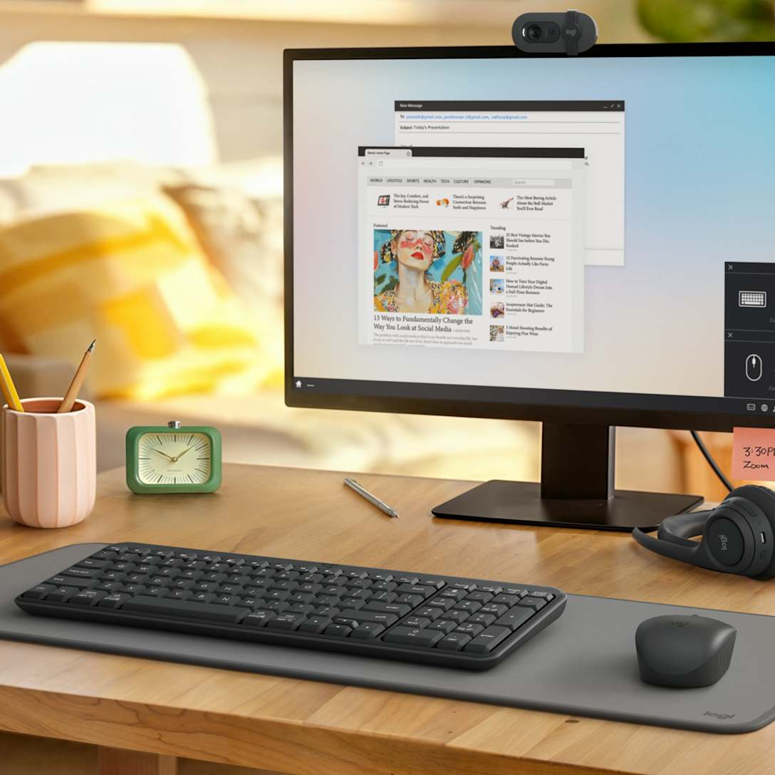 Logitech K250 - Tastatur - kabellos - Bluetooth