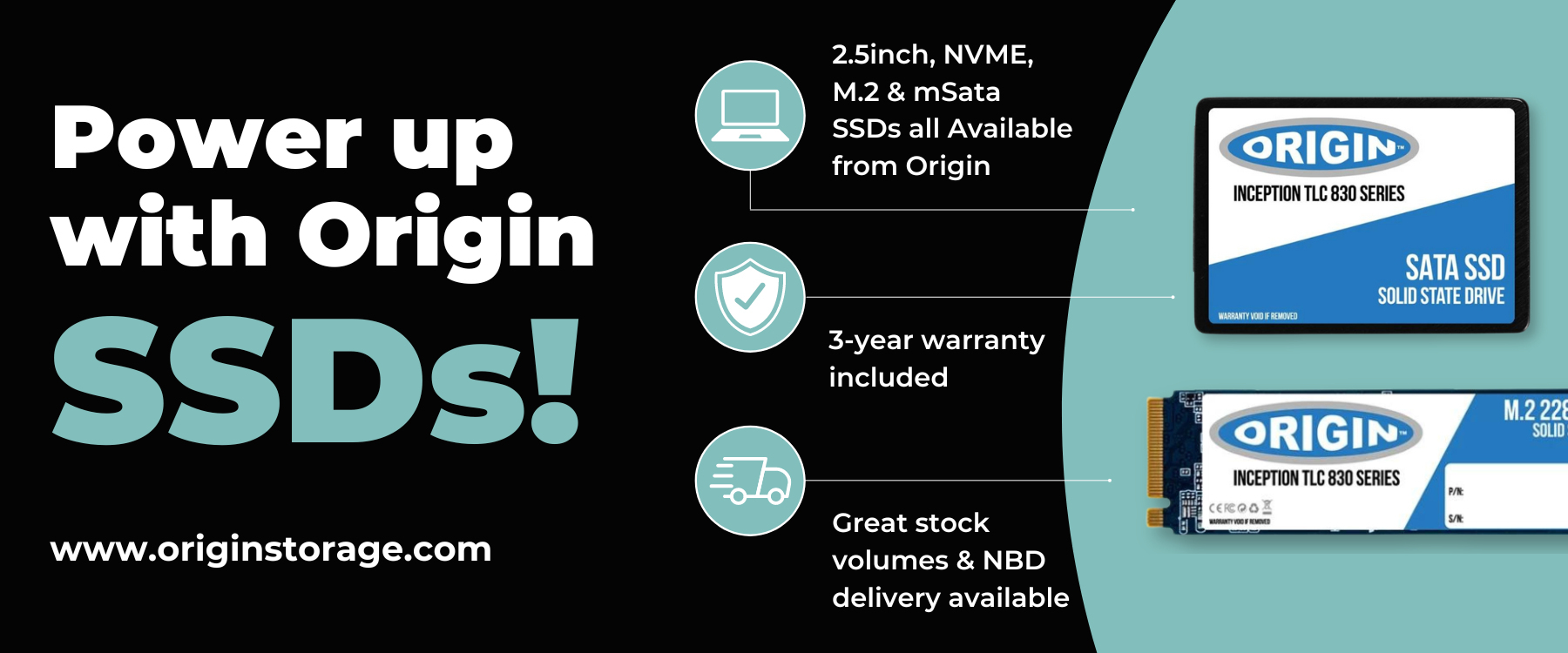 Origin Storage SSD - 4 TB - intern - M.2 2280 - PCIe 3.1 (NVMe)