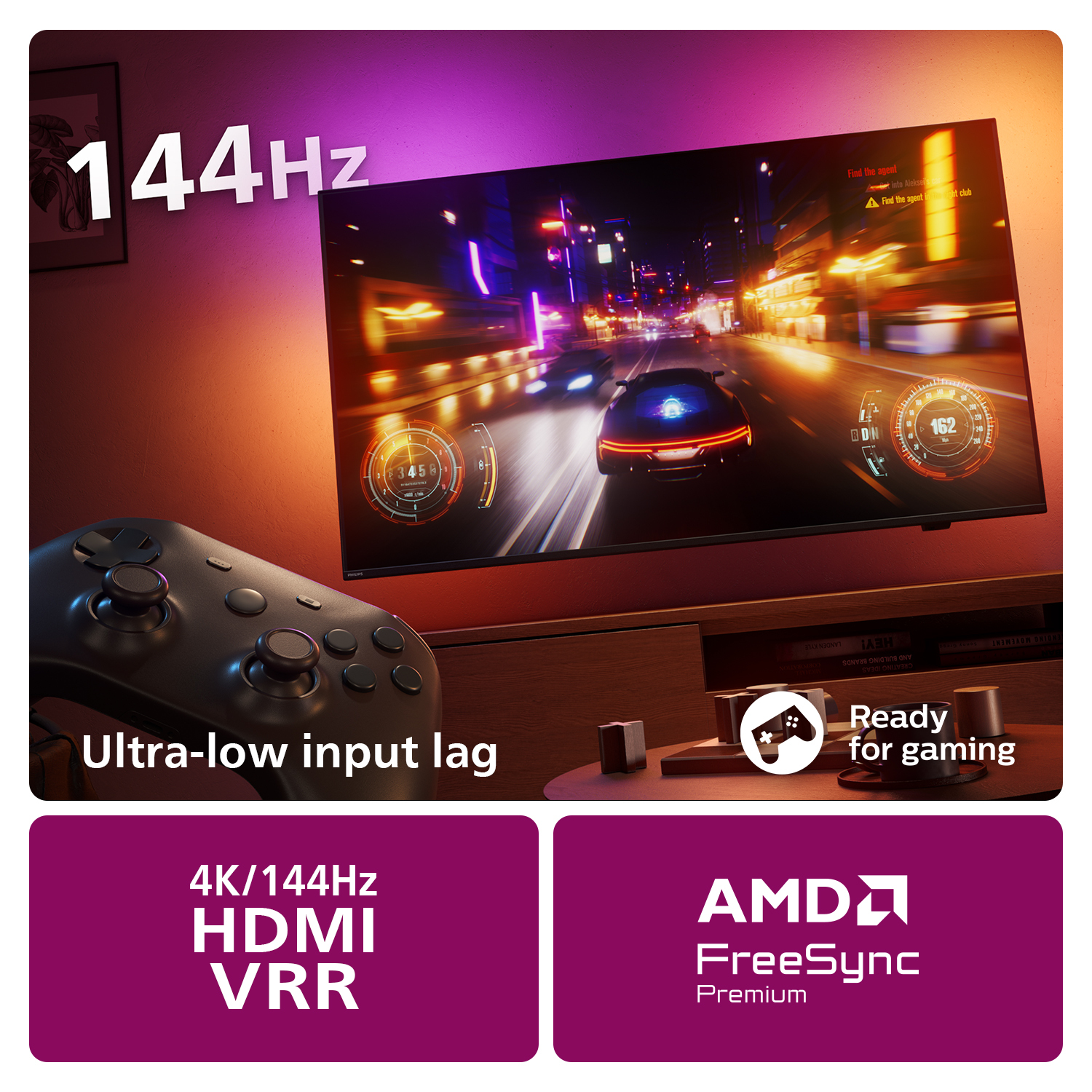 Philips The One 65PUS8909/12, 165,1 cm (65"), 3840 x 2160 Pixel, LED, Smart-TV, WLAN, Grau