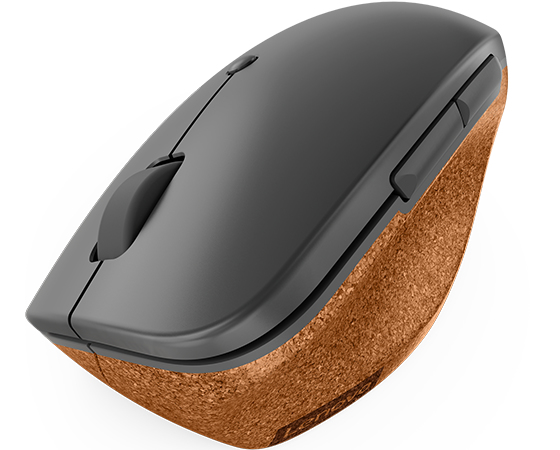 Lenovo Go - Maus - ergonomisch - optisch blau - 6 Tasten - kabellos - 2.4 GHz - kabelloser Empfänger
