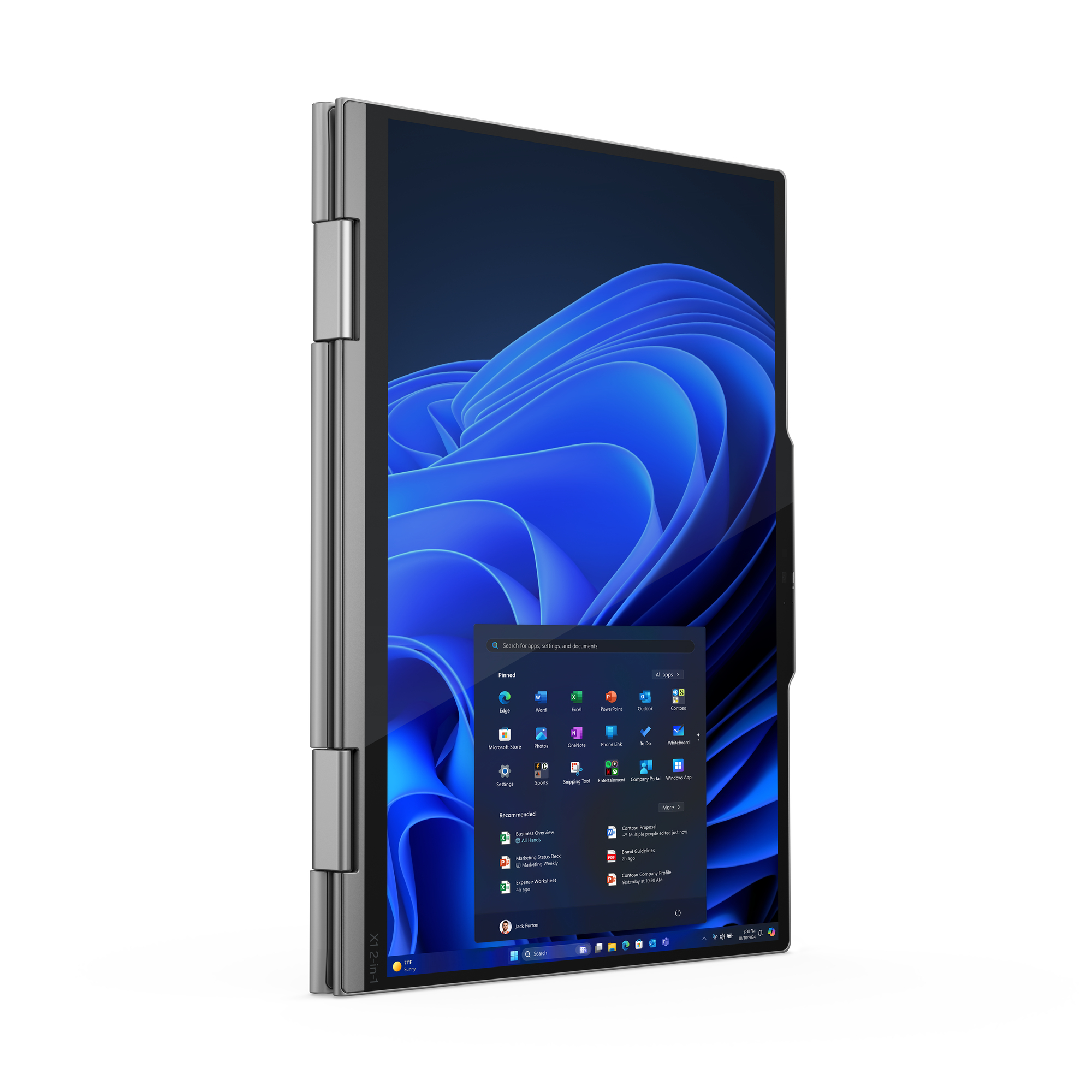 Lenovo   ThinkPad X1 2in1 G10 Aura Ed., 14"2.8K OLED Touch, Ultra 7 258V, 32GB, 1TB SSD, 5G, W11P