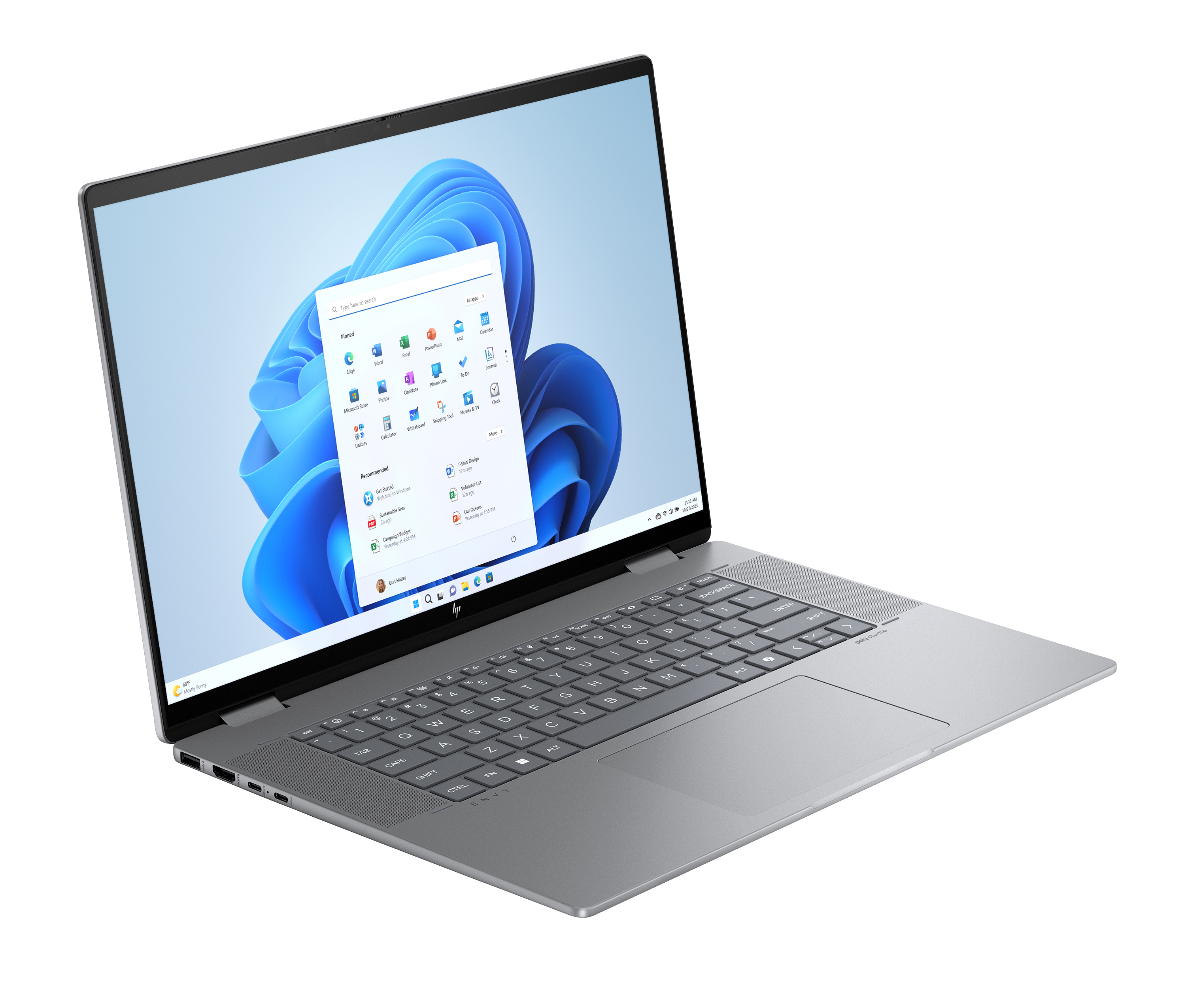 HP ENVY x360 16-ad0675ng, AMD Ryzen? 7, 3,3 GHz, 40,6 cm (16"), 1920 x 1200 Pixel, 16 GB, 512 GB