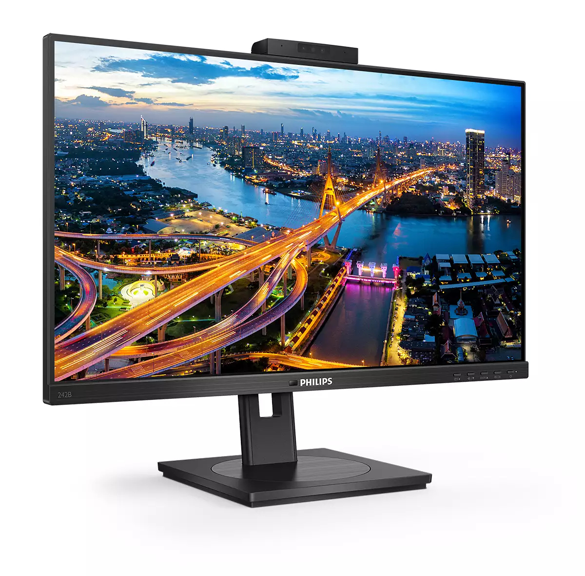 Philips B-line 242B1H Monitor 61cm (24") Full HD, IPS, 4ms, HDMI, Displayport, VGA, DVI