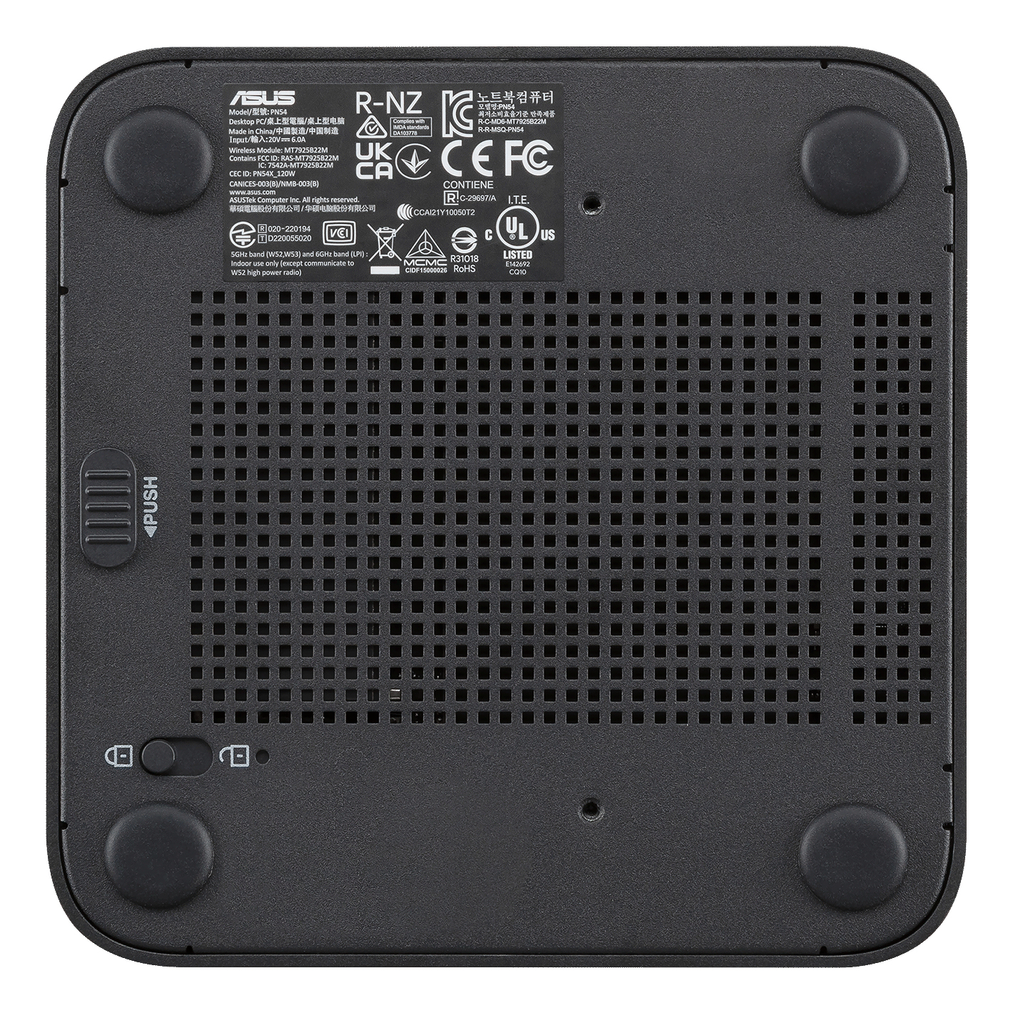 ASUS ExpertCenter PN55-S50010NL, 2 GHz, AMD Ryzen AI 5, 430, 16 GB, 512 GB, Windows 11 Pro