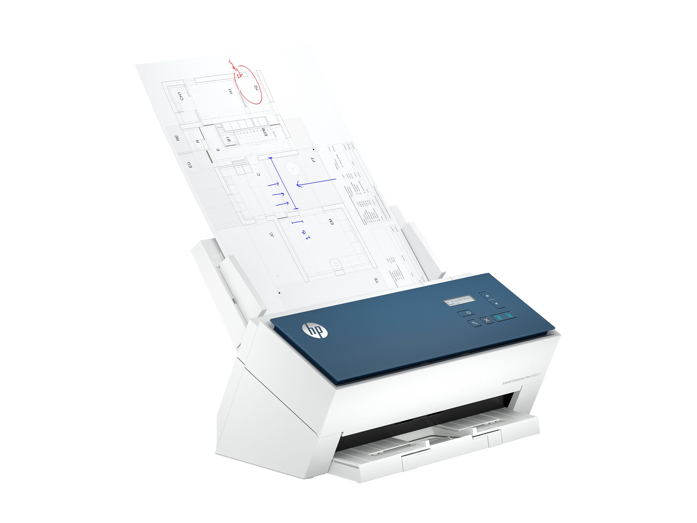 HP ScanJet Enterprise Flow 9000 s1 - Dokumentenscanner - CMOS / CIS - Duplex - A3/Ledger - 600 dpi x