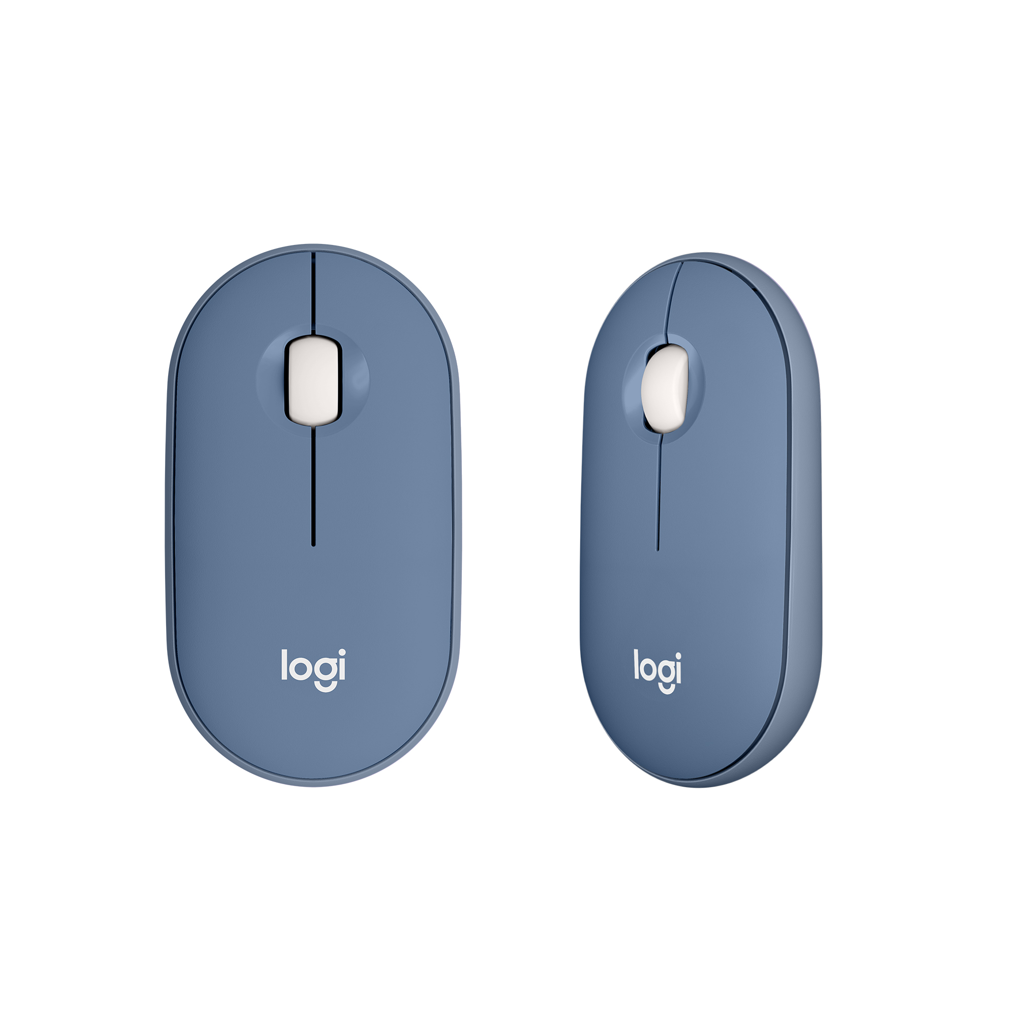 Logitech Pebble M350 - Maus - optisch - 3 Tasten - kabellos - 2.4 GHz, Bluetooth - kabelloser Empfän