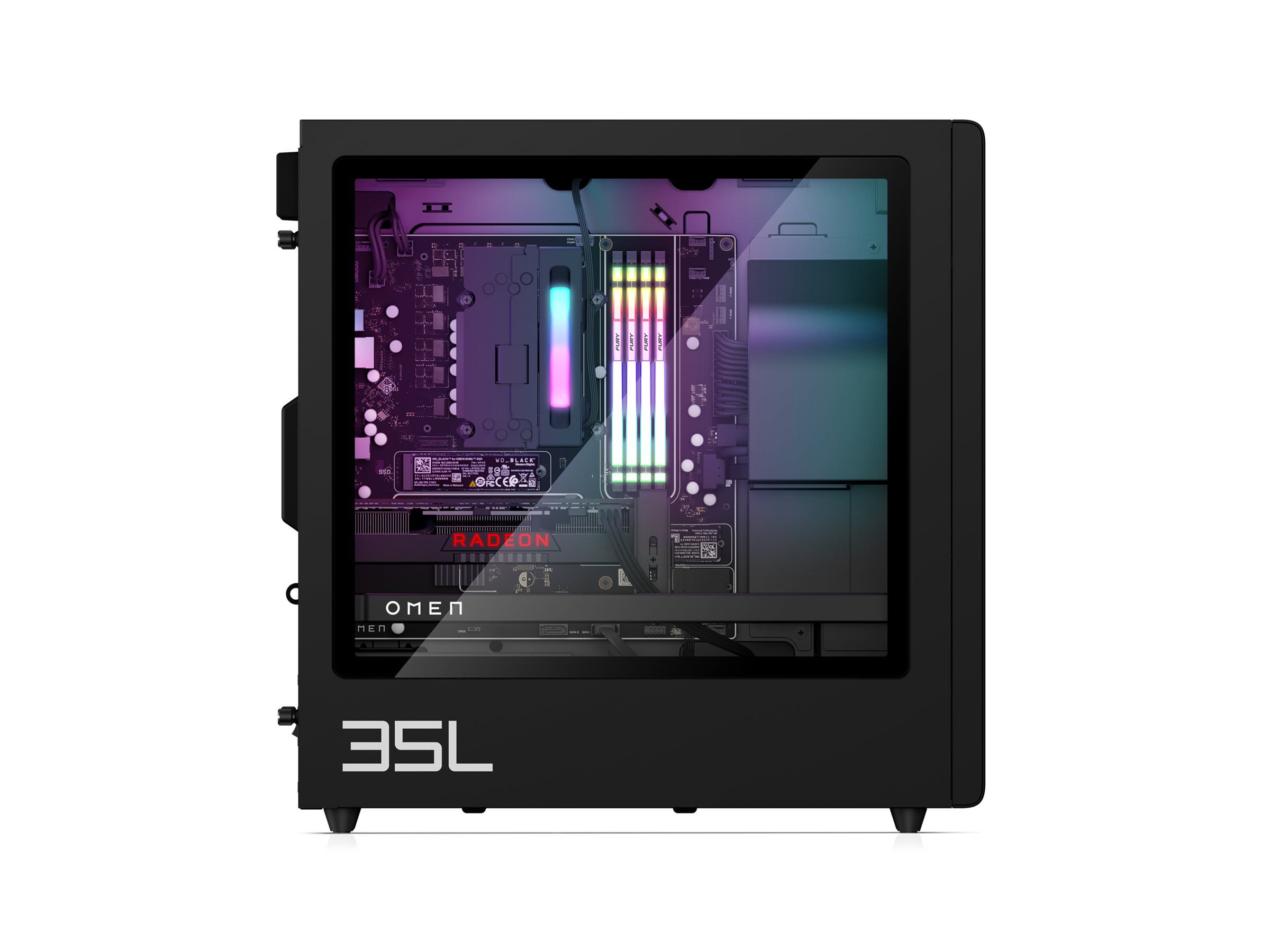 HP OMEN 35L by HP GT16-0189ng - microATX - Ryzen 7 8700F - RAM 32 GB - SSD 1 TB - NVMe - GeForce RTX