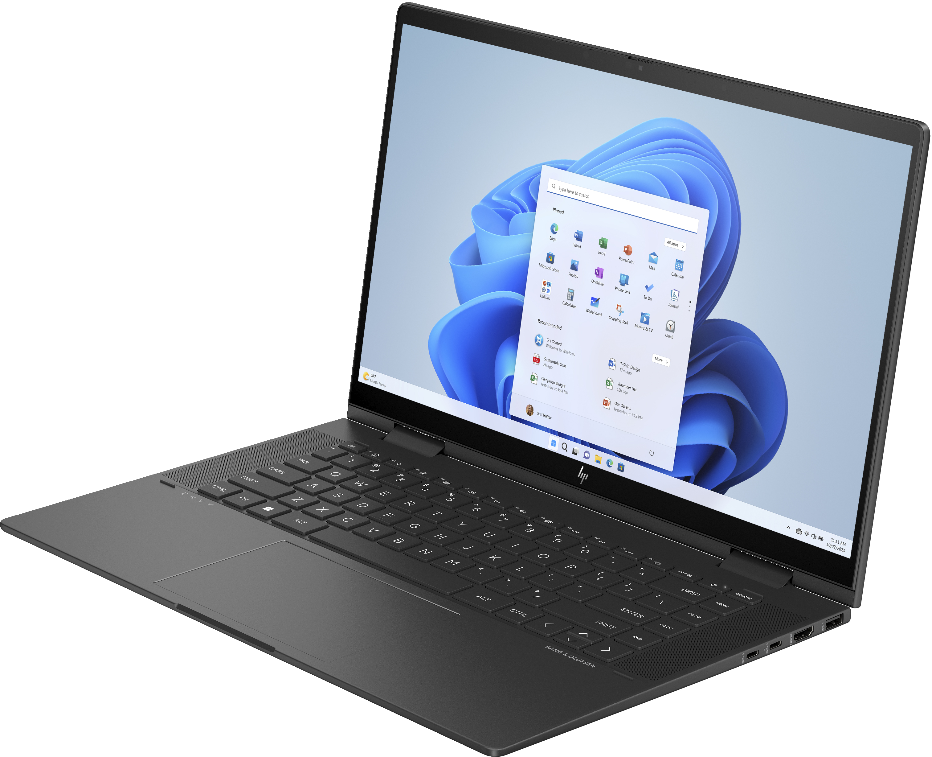 HP ENVY x360 15-fh0676ng, AMD Ryzen? 7, 2 GHz, 39,6 cm (15.6"), 1920 x 1080 Pixel, 16 GB, 1 TB