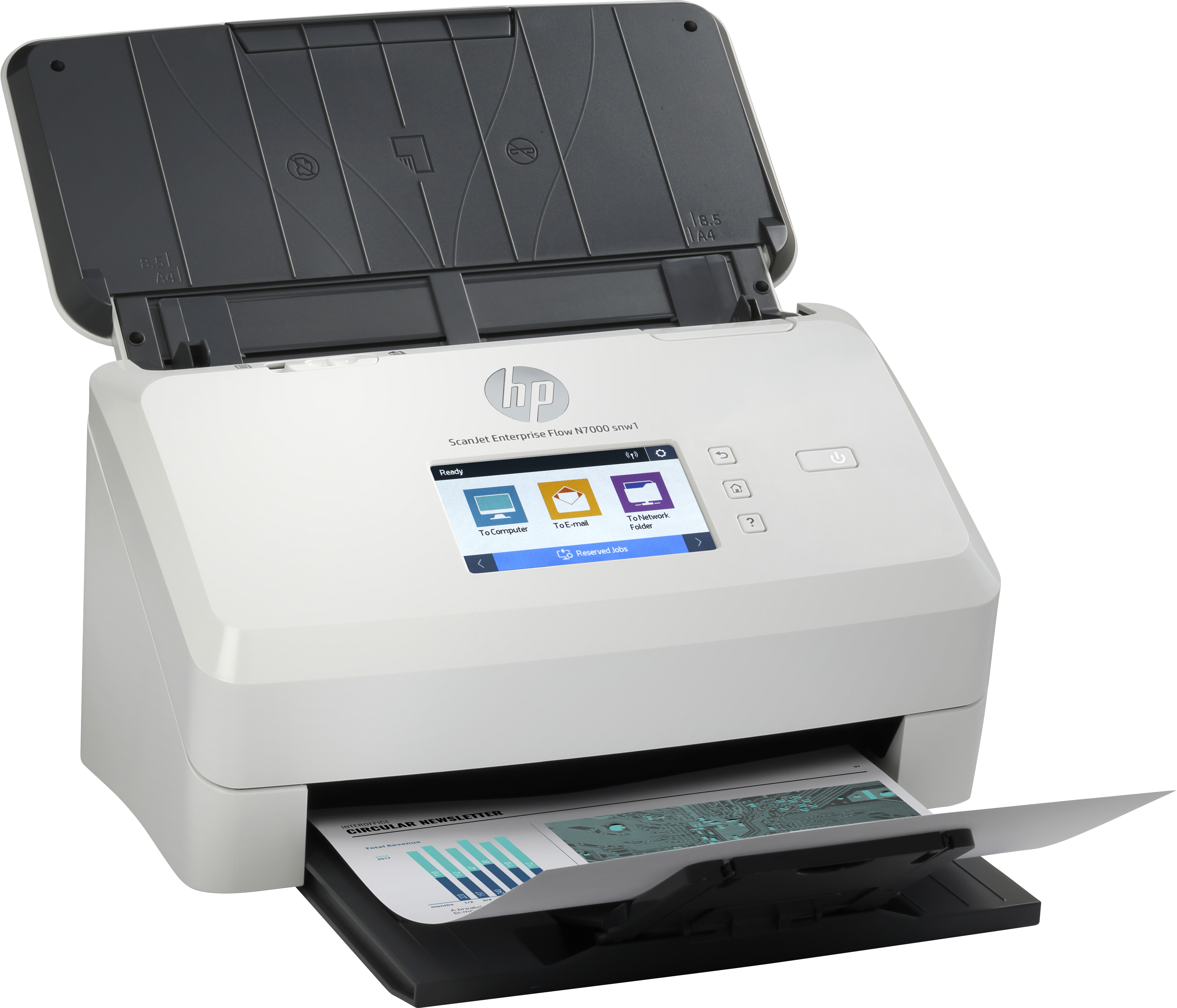 HP ScanJet Enterprise Flow N7000 snw1 - Dokumentenscanner - CMOS / CIS - Duplex - 216 x 3100 mm - 60