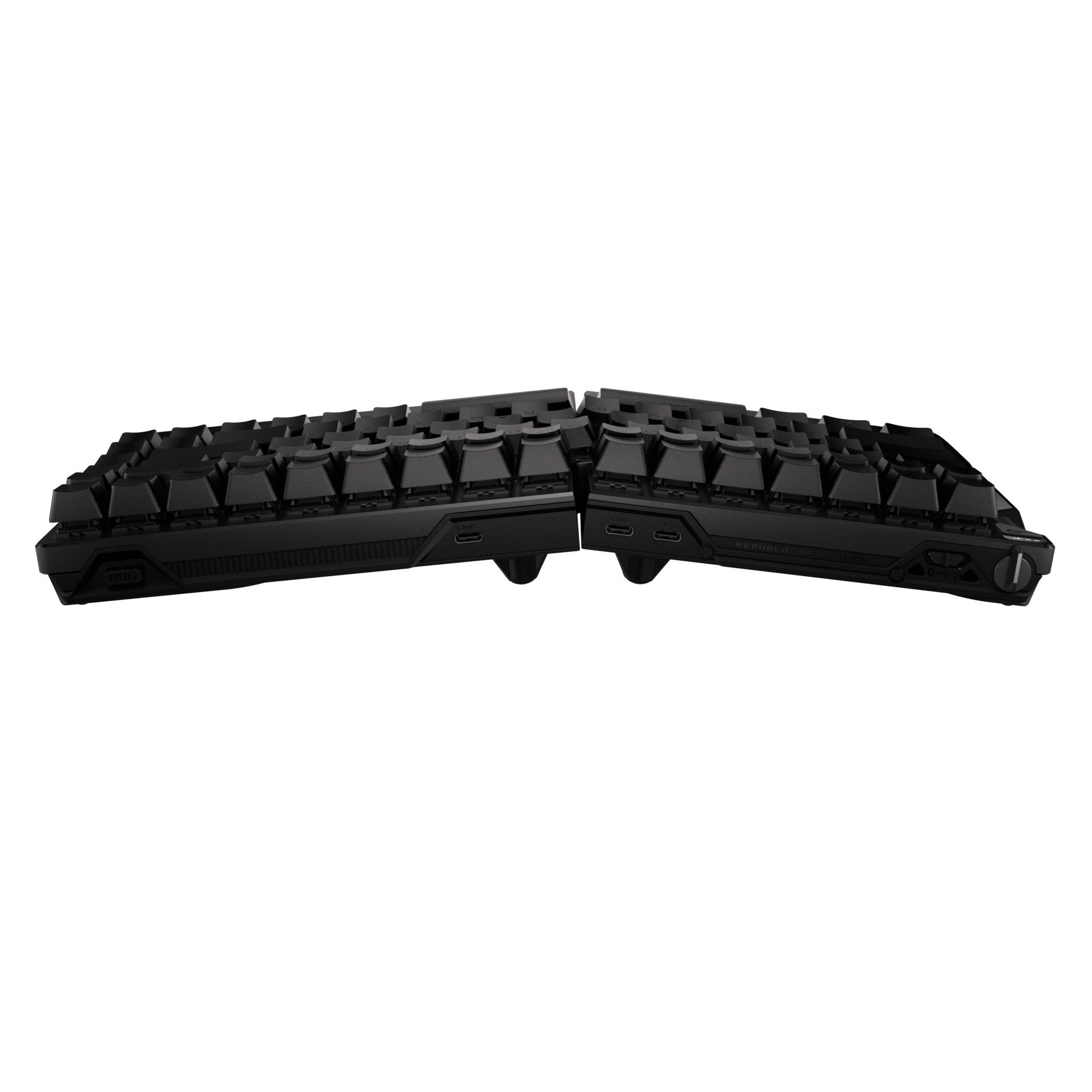 ASUS ROG Falcata, Verkabelt & Kabellos, USB + RF Wireless + Bluetooth, Magnetic-mechanical key switc