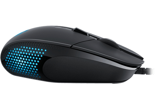 Logitech G G302, Beidhändig, USB Typ-A, 4000 DPI, Schwarz