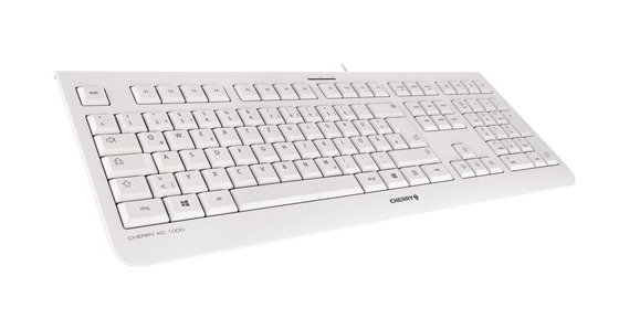 Cherry KC 1000 - Tastatur - Spanisch - Hellgrau