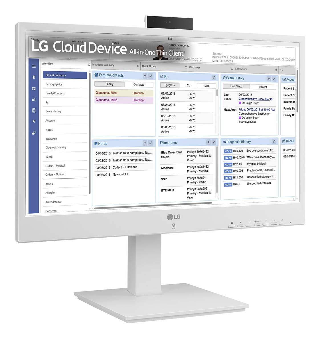 LG All-in-One 24" 24CR670N-6P Intel Celeron - All-in-One mit Monitor - Celeron