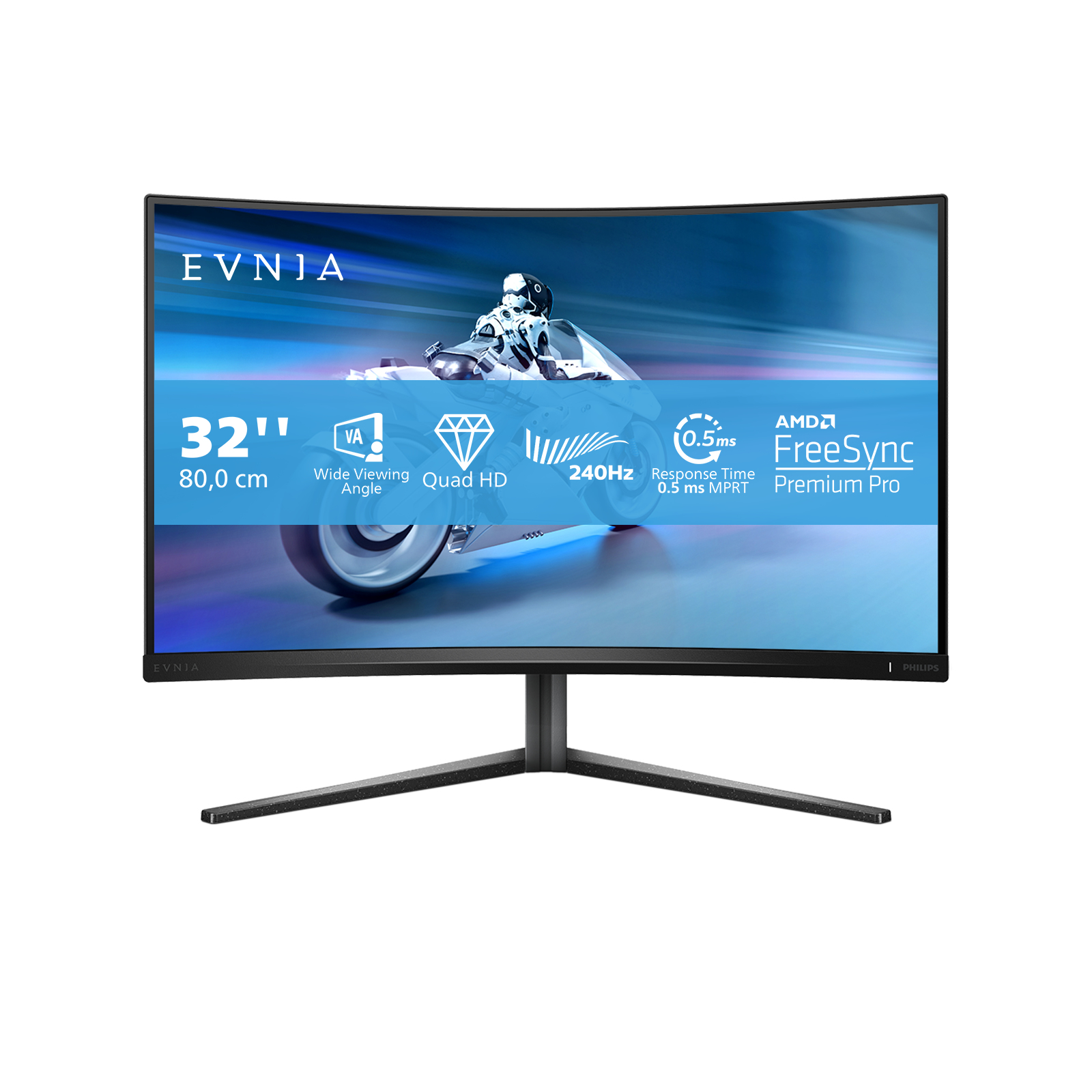 Philips Evnia 5000 32M2C5500W - LED-Monitor - Gaming - gebogen - 81.3 cm (32")