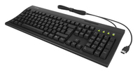 KeySonic KSK-8041U-CR Full-Size mechanischeTastatur mit Smart Cardreader, USB, schwarz, Volle Größe