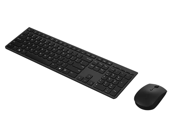 Lenovo 4X31K03967, Kabellos, RF Wireless + Bluetooth, Scherenschalter, QWERTY, Grau, Maus enthalten