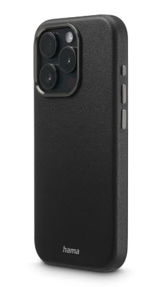Hama Eco Premium, Cover, Apple, iPhone 15 Pro, 15,5 cm (6.1"), Schwarz