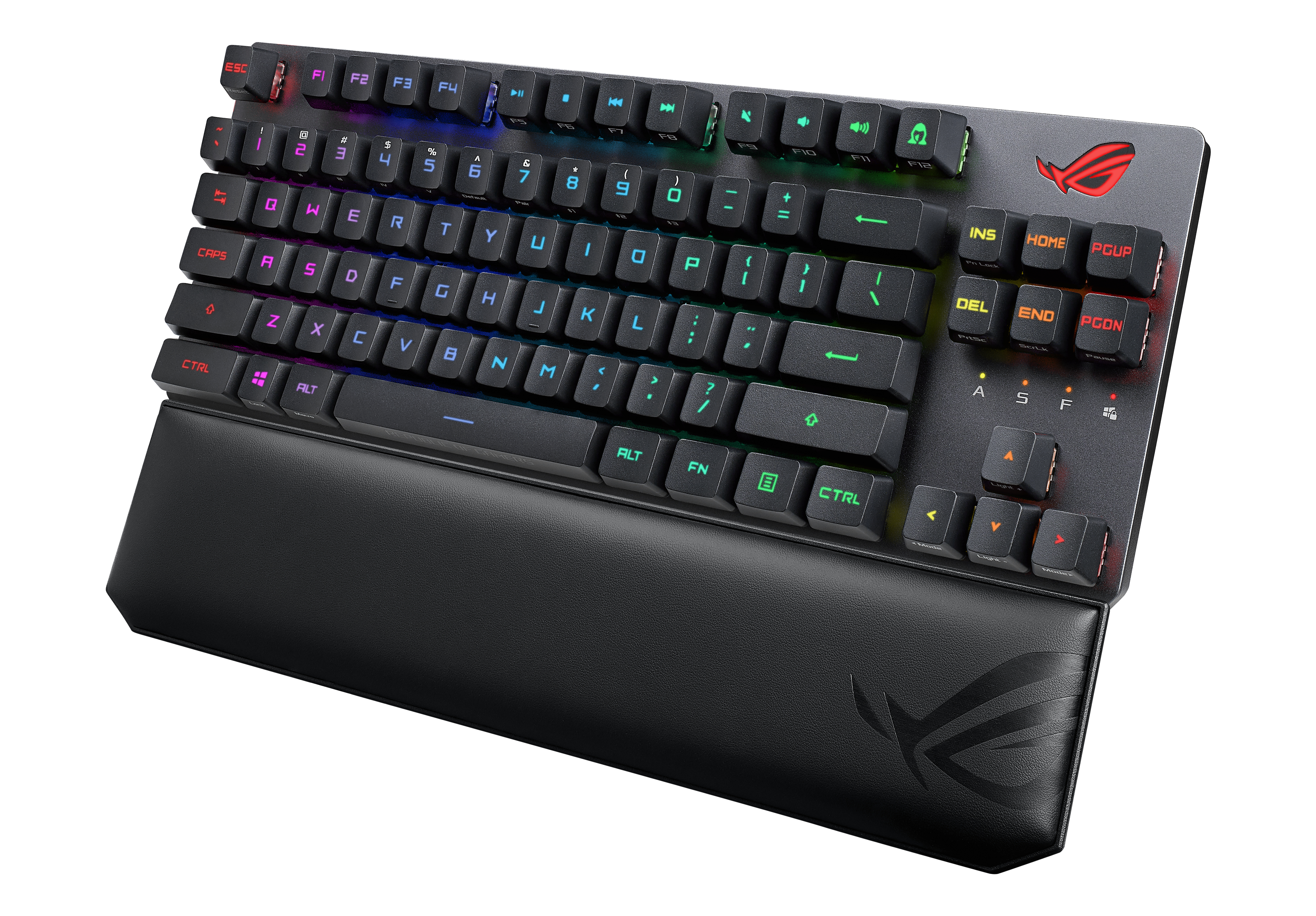 ASUS ROG Strix Scope RX TKL Wireless Deluxe, Verkabelt & Kabellos, USB + RF Wireless + Bluetooth, Me