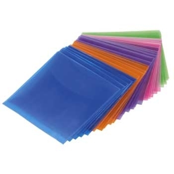Hama CD-/DVD-Hülle - Blau, Rot, grün, orange, violett (Packung mit 50)