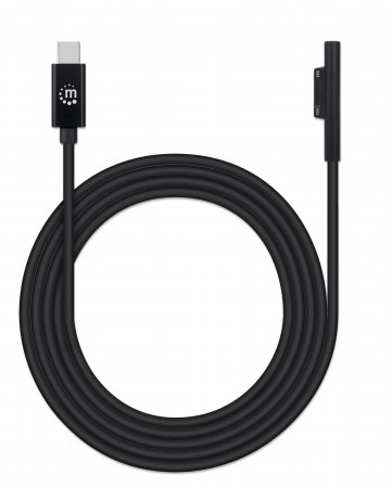 Manhattan Surface Connect auf USB-C Ladekabel, Surface Connect-Stecker auf USB-C-Stecker, 15 V/3 A, 
